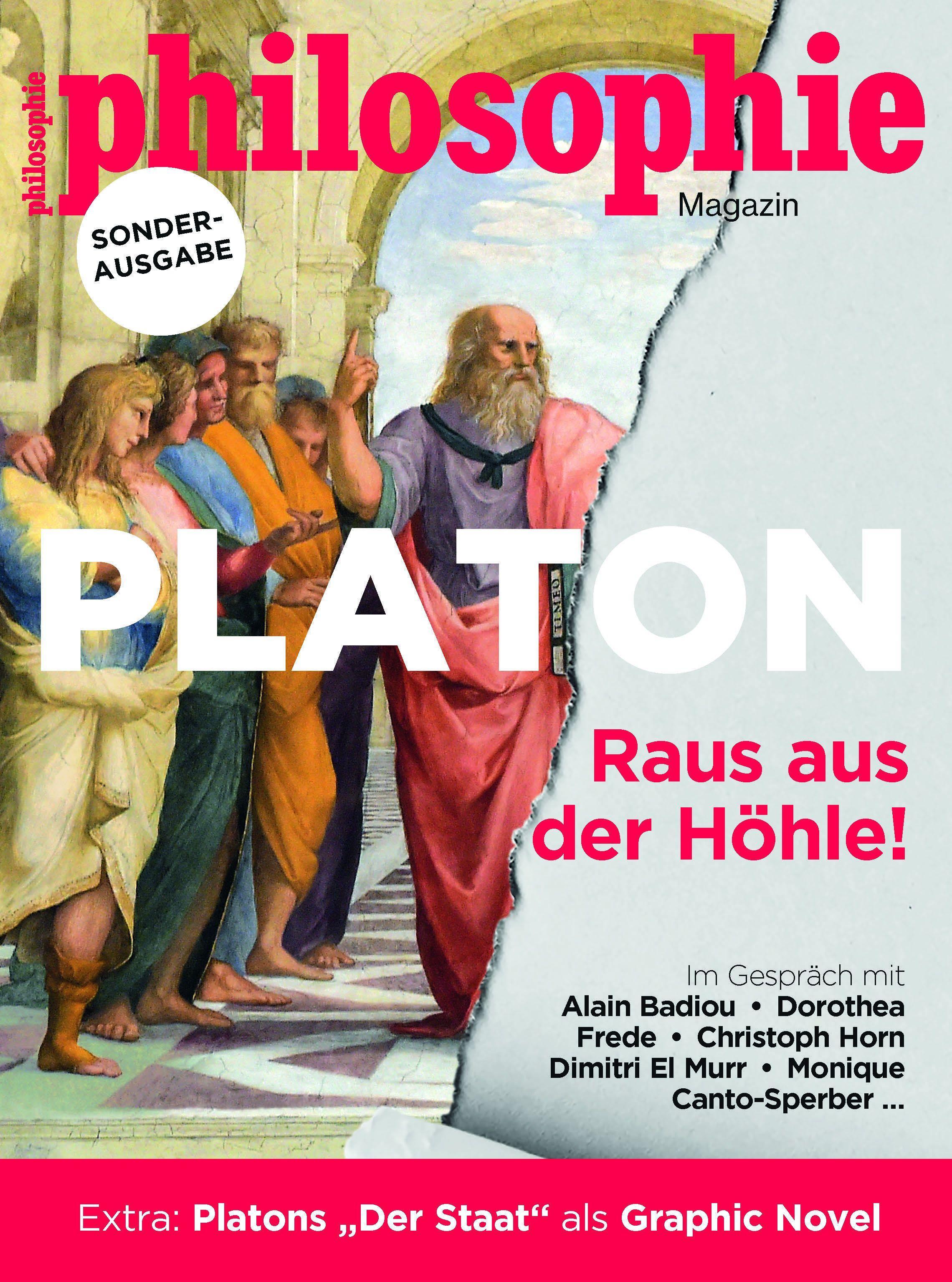Vorderes Coverbild Philosophie Magazin Sonderausgabe "Platon"