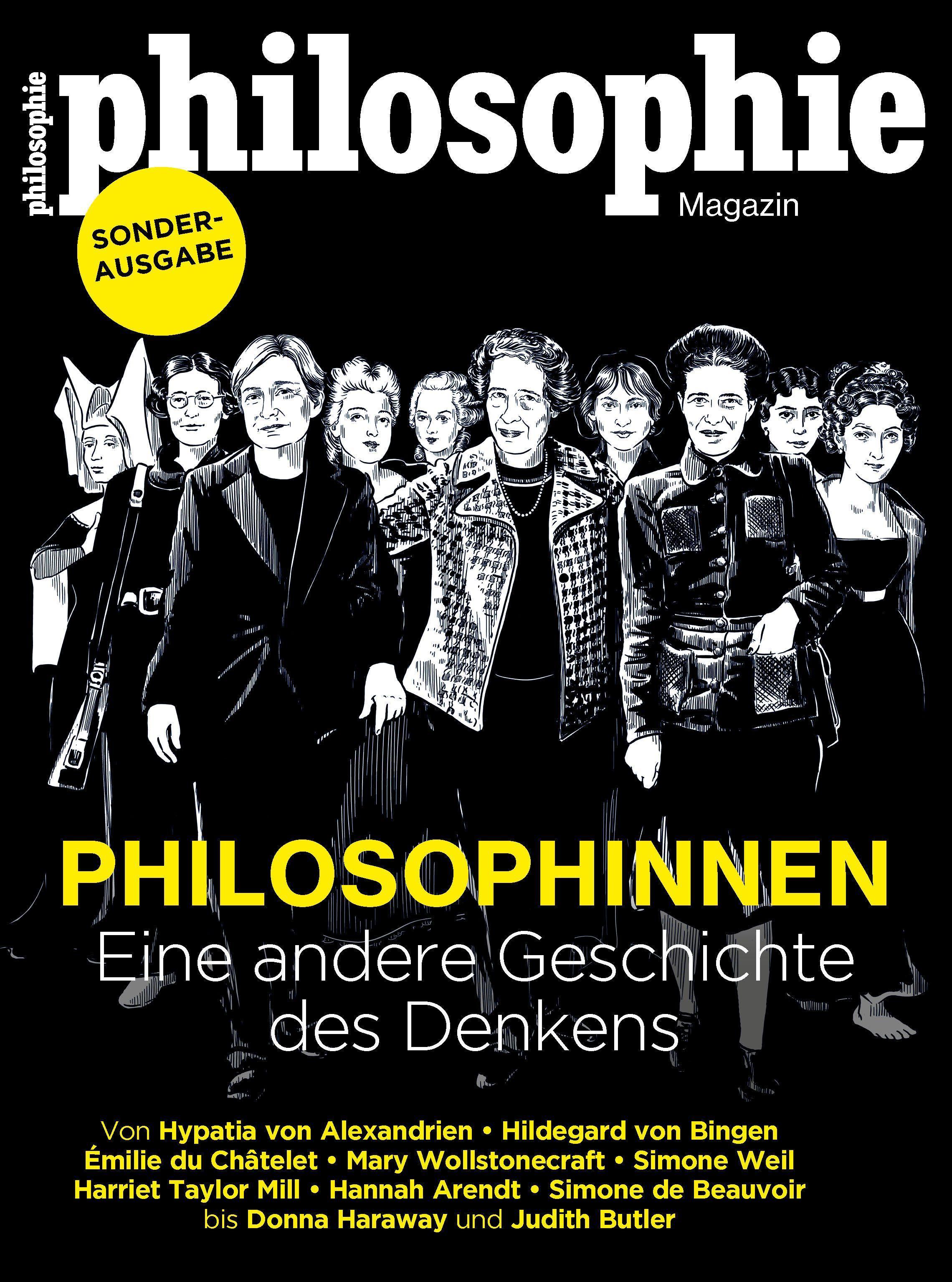 Vorderes Coverbild Philosophie Magazin Sonderausgabe "Philosophinnen"