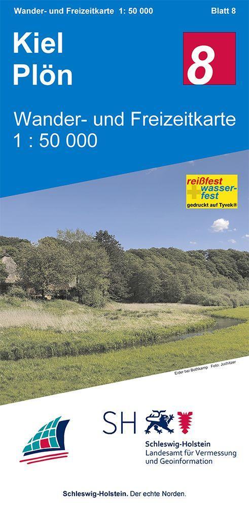 Vorderes Coverbild Kiel - Plön 1:50 000