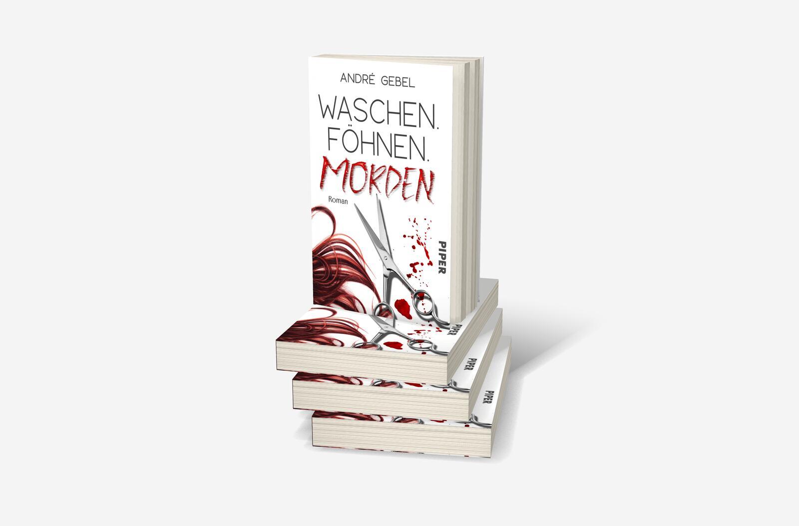 Beispielinhalt (Bild) Waschen. Föhnen. Morden