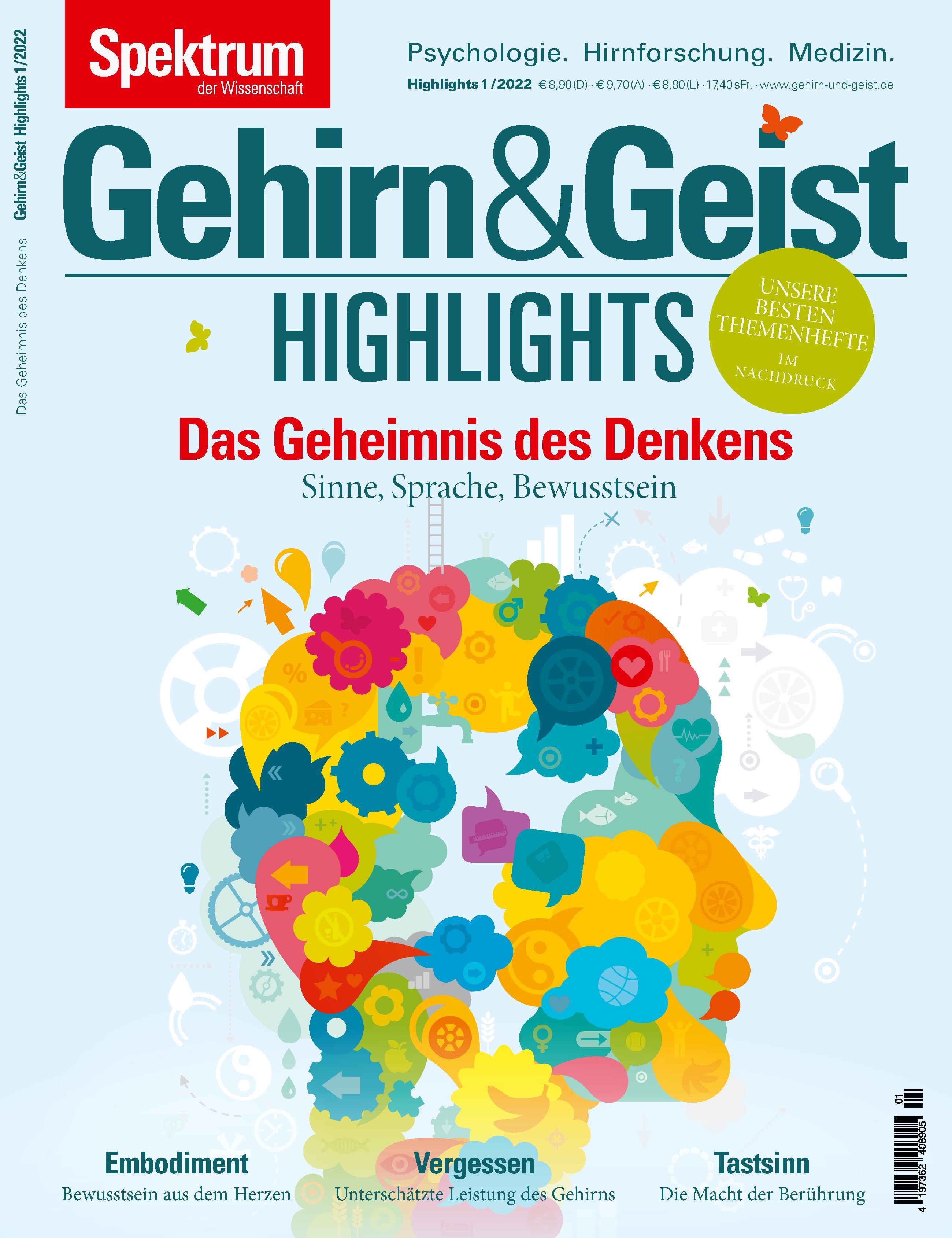 Vorderes Coverbild Gehirn&Geist - Das Geheimnis des Denkens