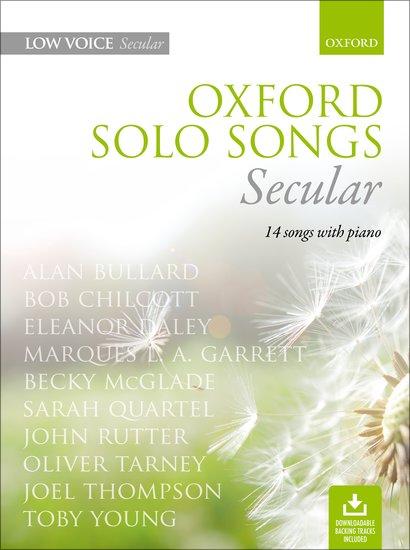 Vorderes Coverbild Oxford Solo Songs: Secular