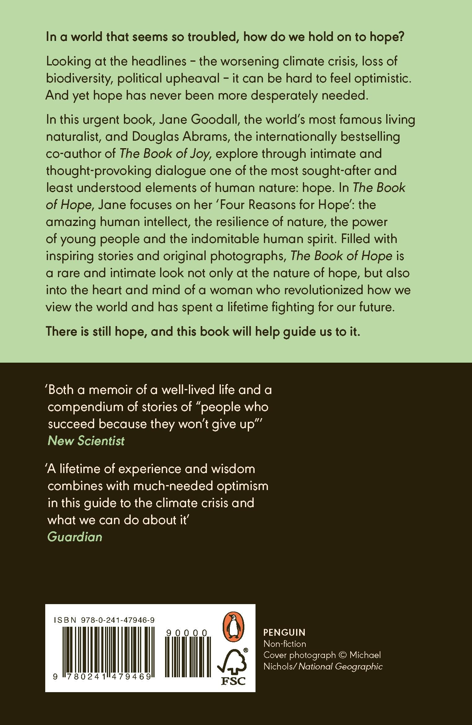 Rückseitencover The Book of Hope