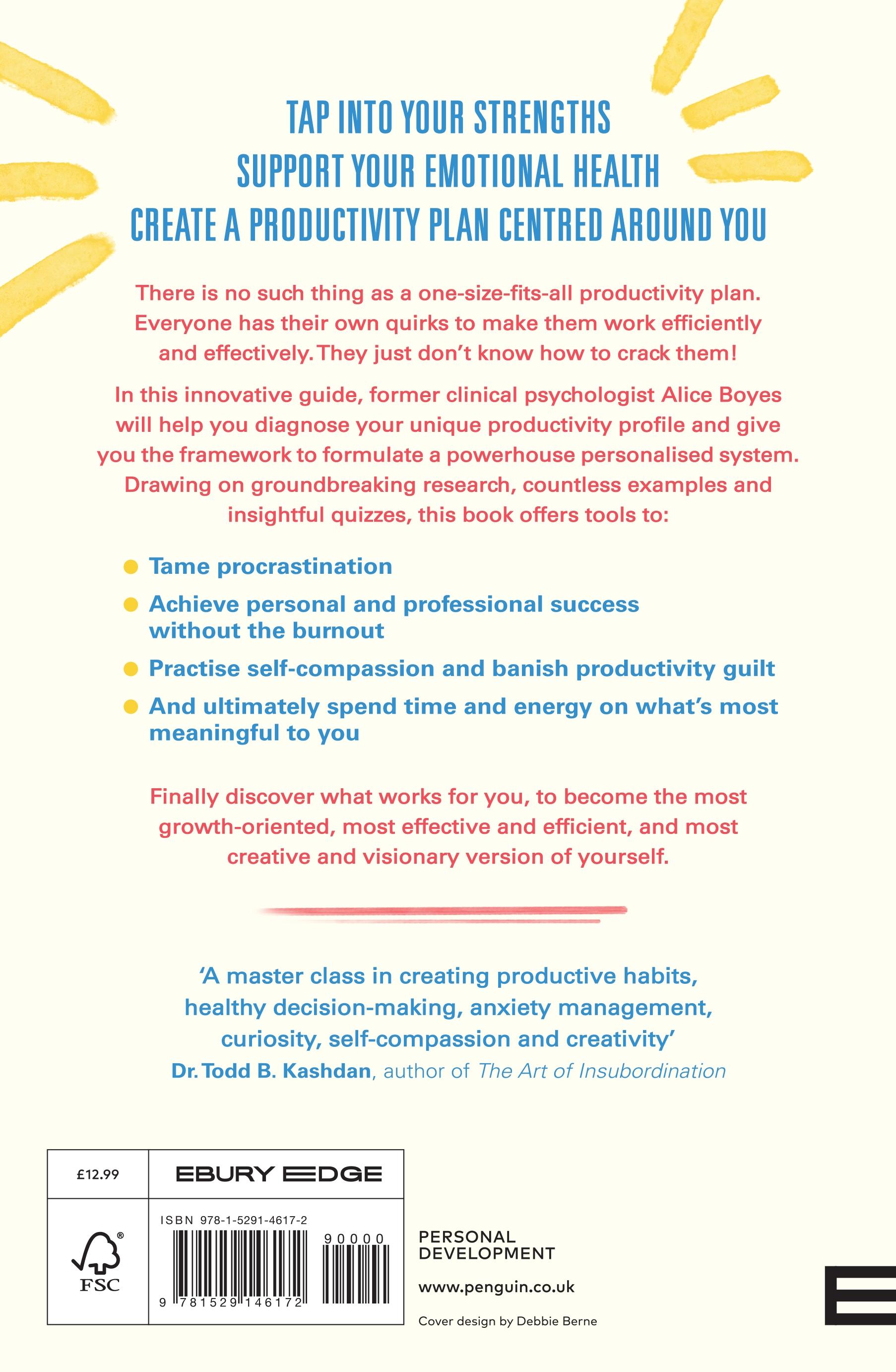 Rückseitencover Stress-Free Productivity