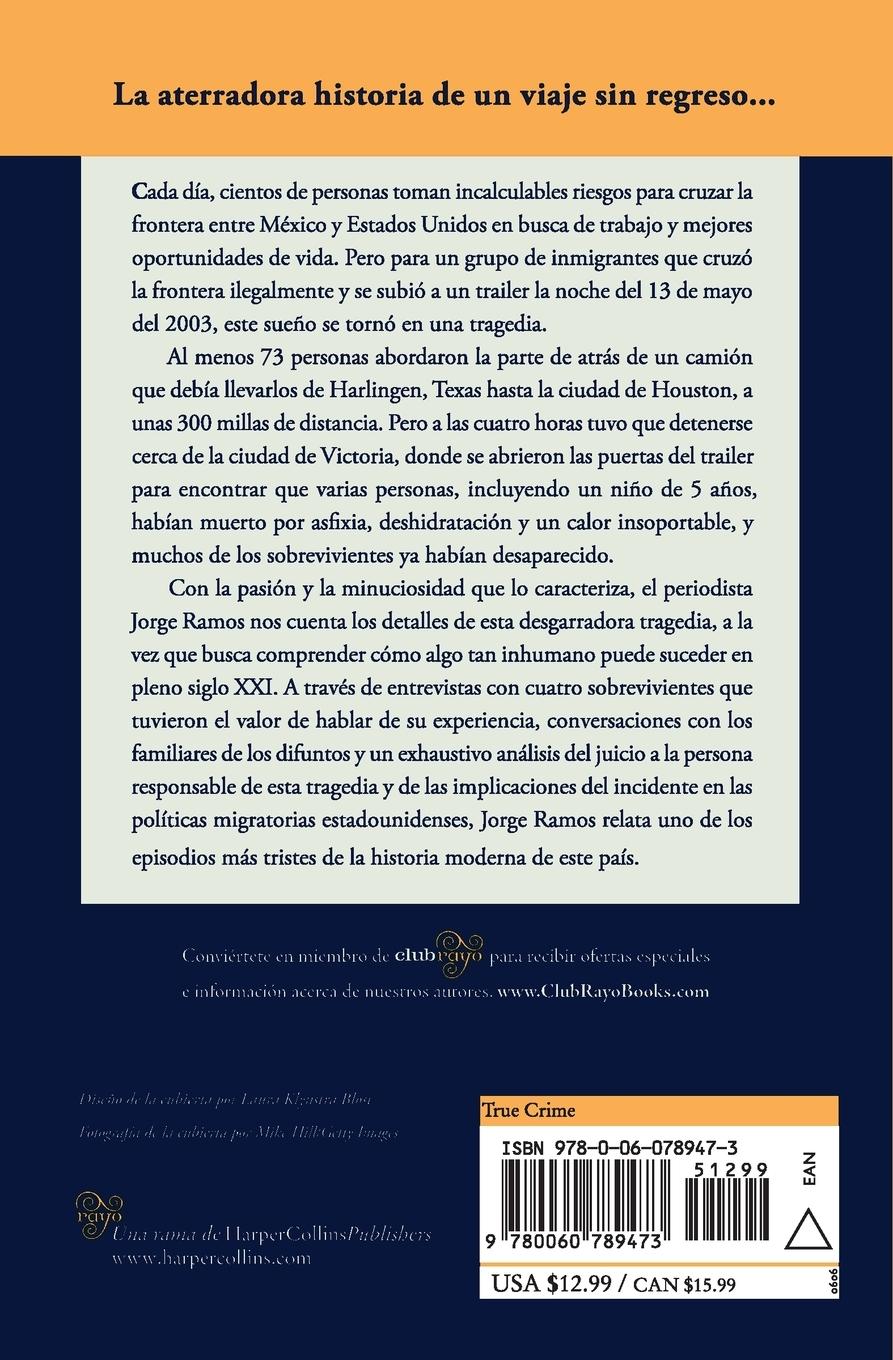 Rückseitencover Morir en el Intento