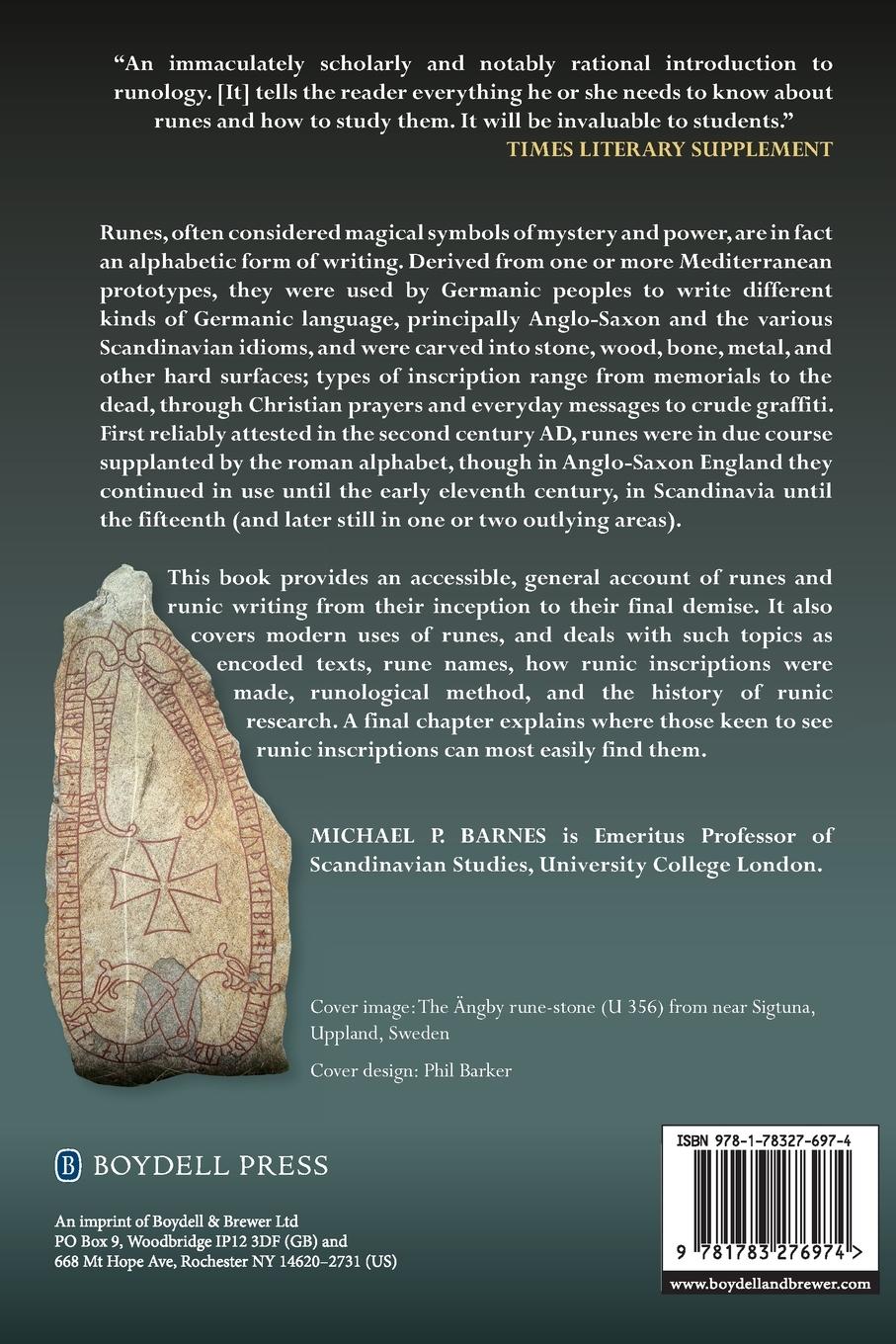 Rückseitencover Runes: A Handbook