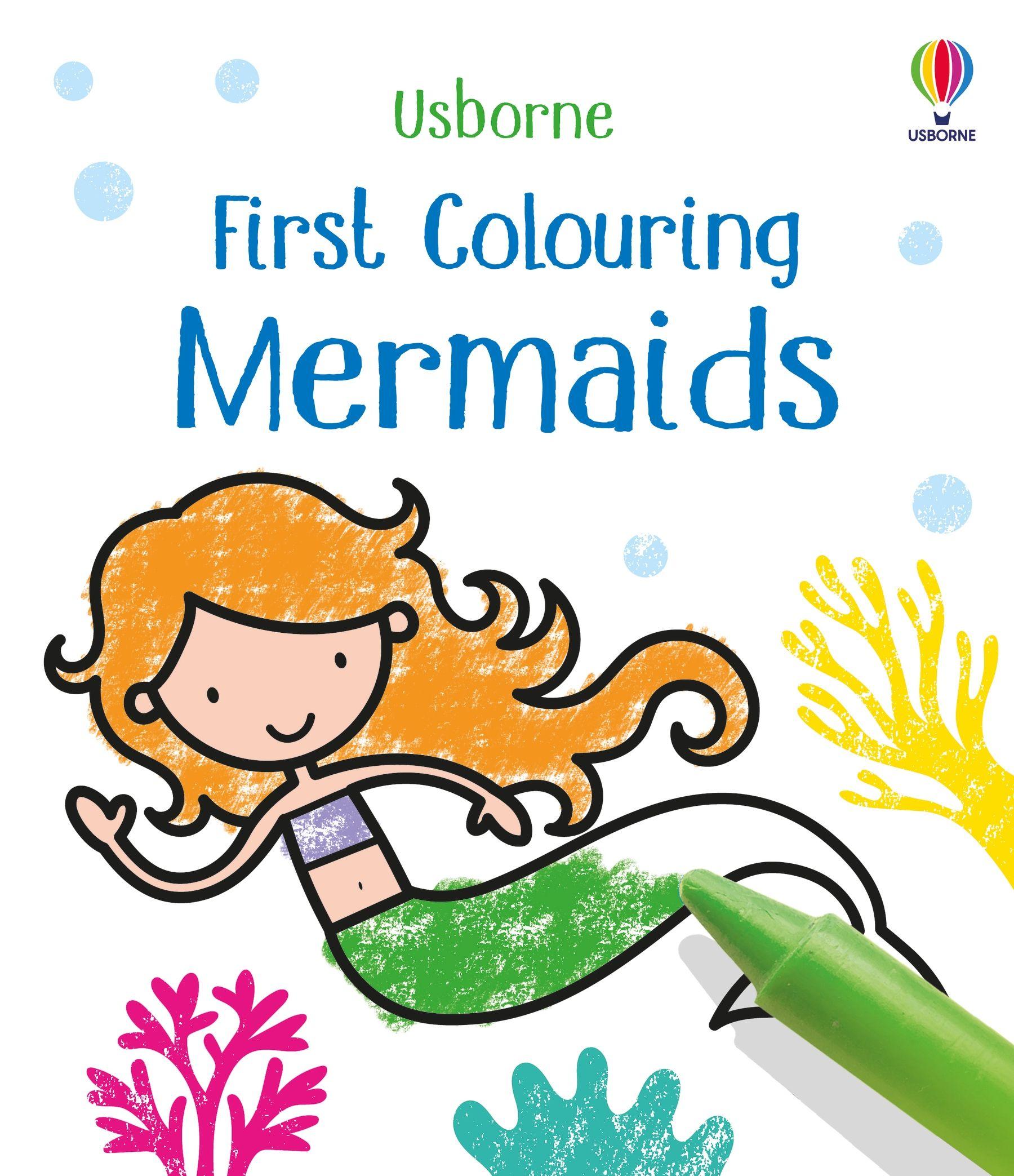 Vorderes Coverbild First Colouring Mermaids