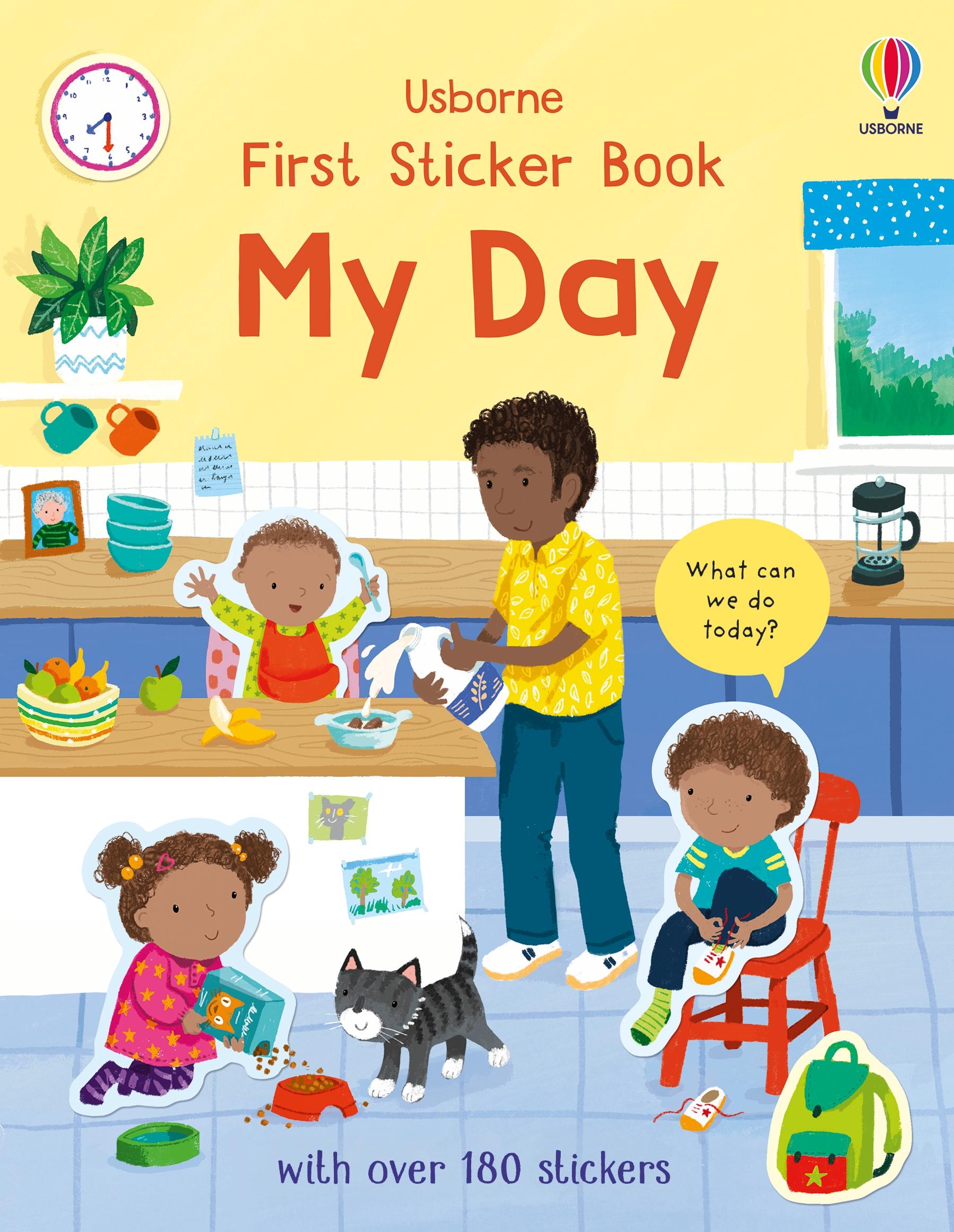 Vorderes Coverbild First Sticker Book My Day