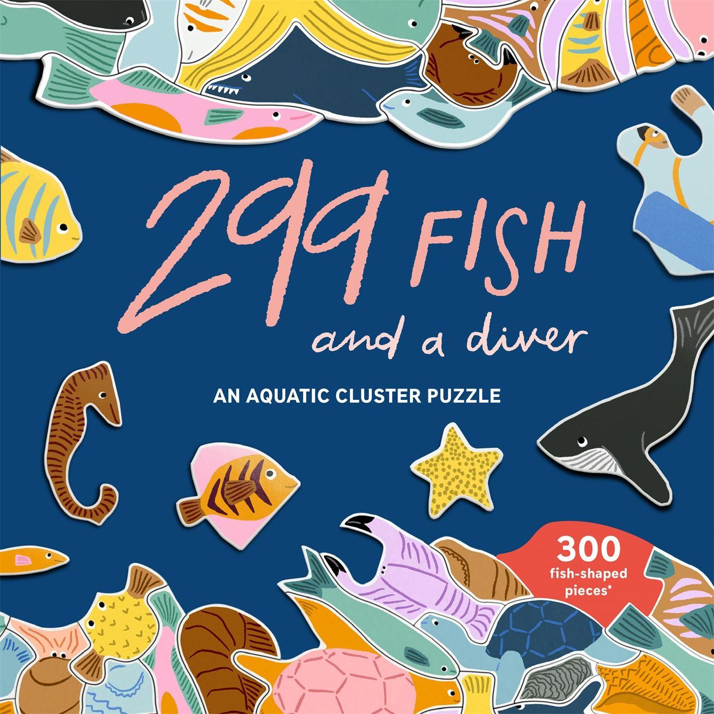 Vorderes Coverbild 299 Fish (and a Diver) 300 Piece Puzzle