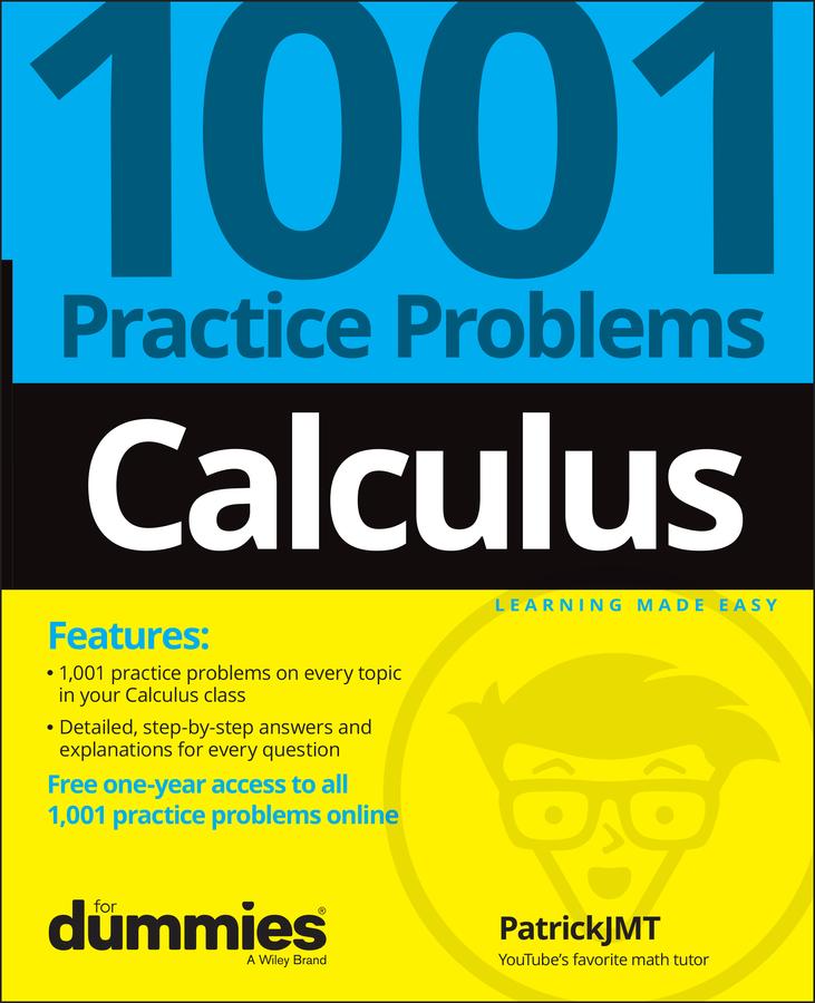 Vorderes Coverbild Calculus: 1001 Practice Problems for Dummies (+ Free Online Practice)