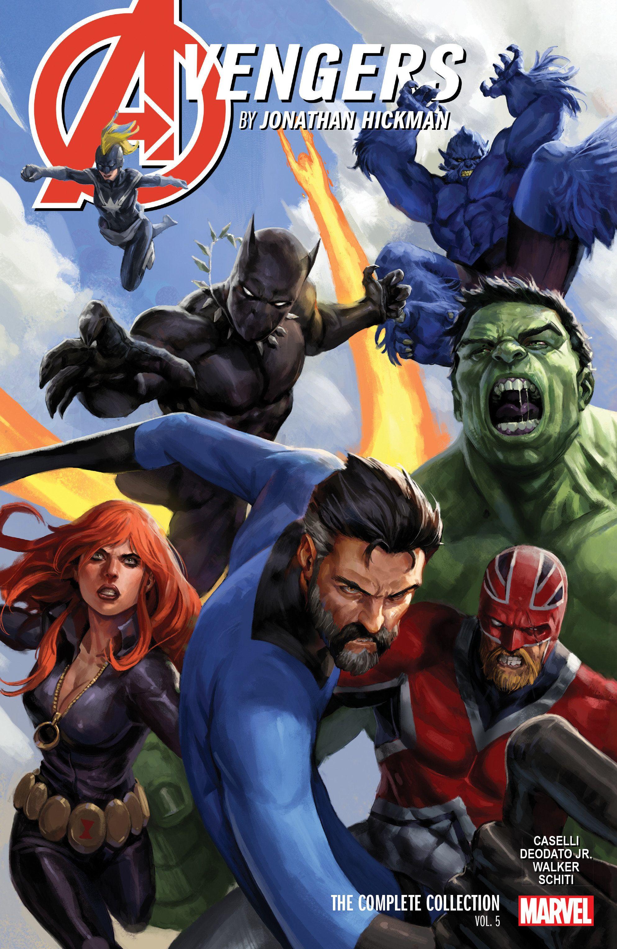Vorderes Coverbild Avengers By Jonathan Hickman: The Complete Collection Vol. 5