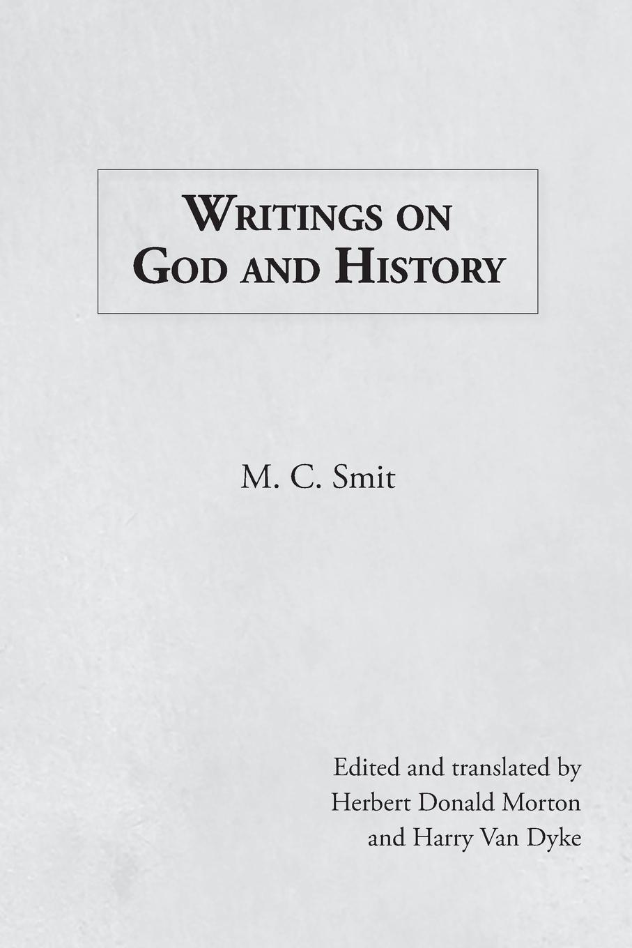 Vorderes Coverbild Writings on God and History