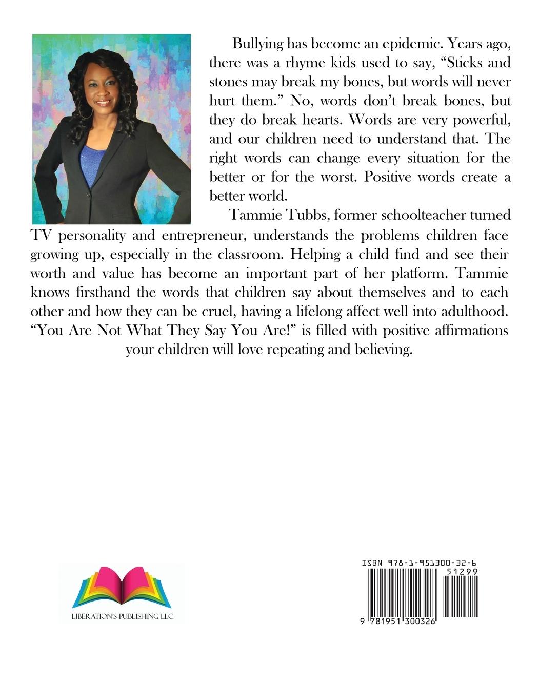 Rückseitencover You Are Not What They Say You Are!