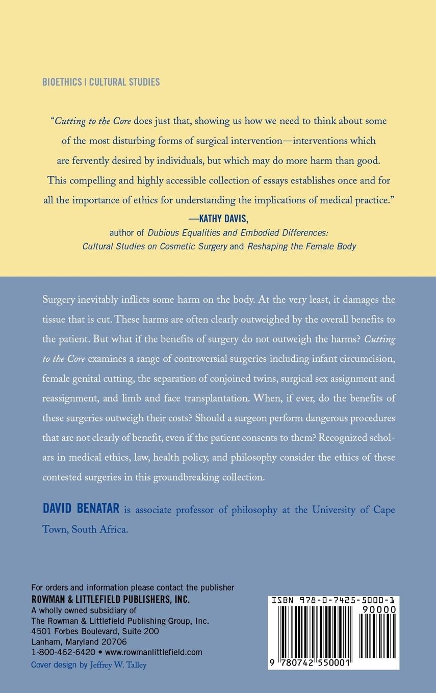 Rückseitencover Cutting to the Core