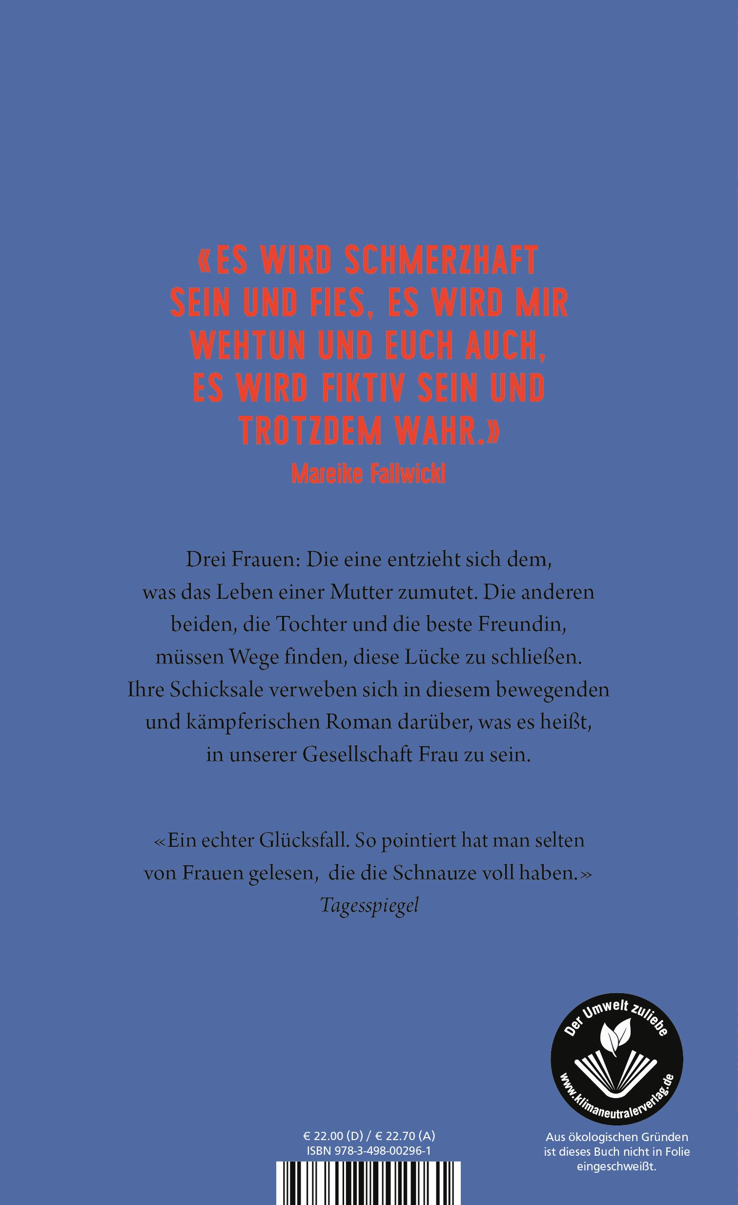 Rückseitencover Die Wut, die bleibt