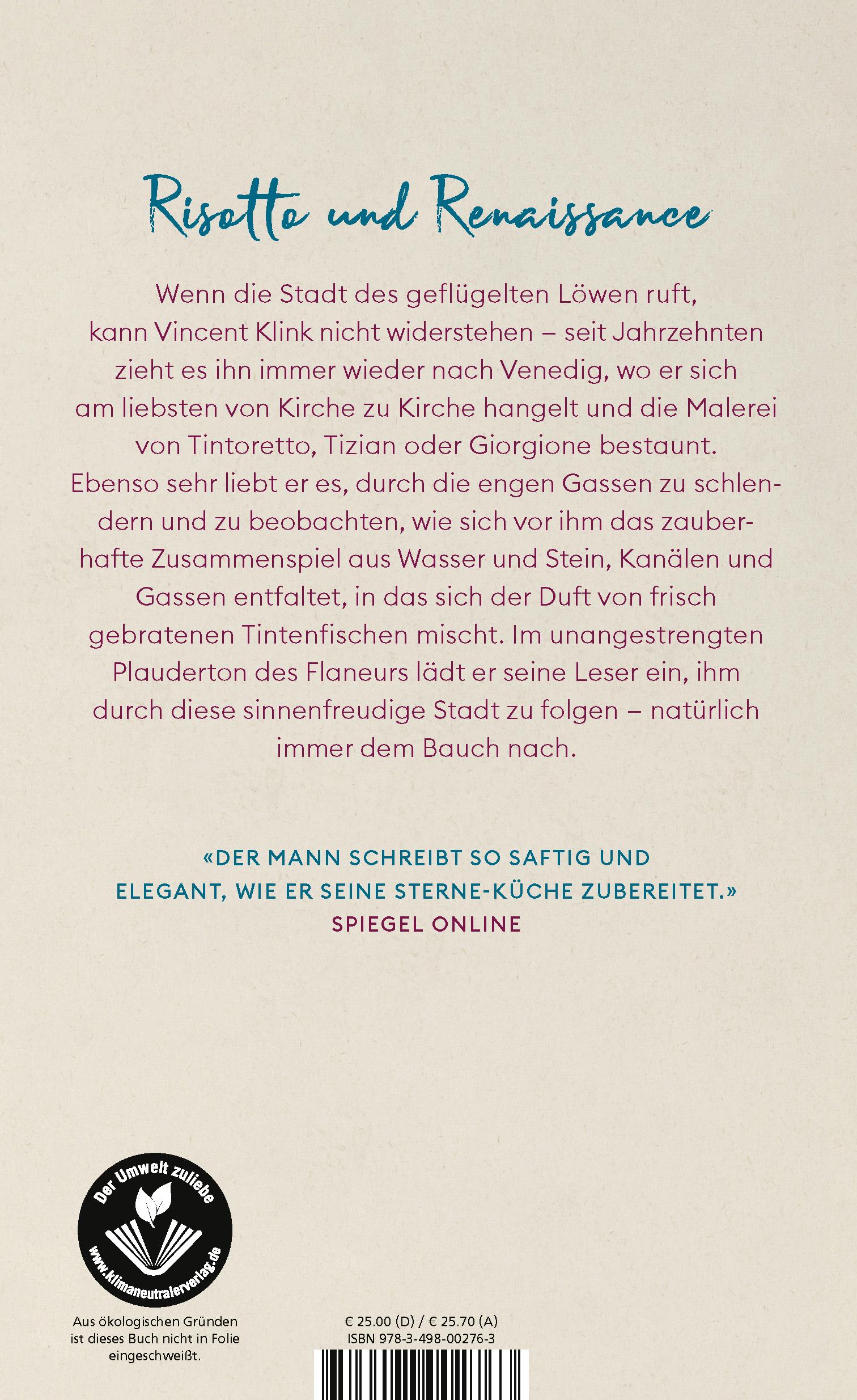 Rückseitencover Ein Bauch spaziert durch Venedig
