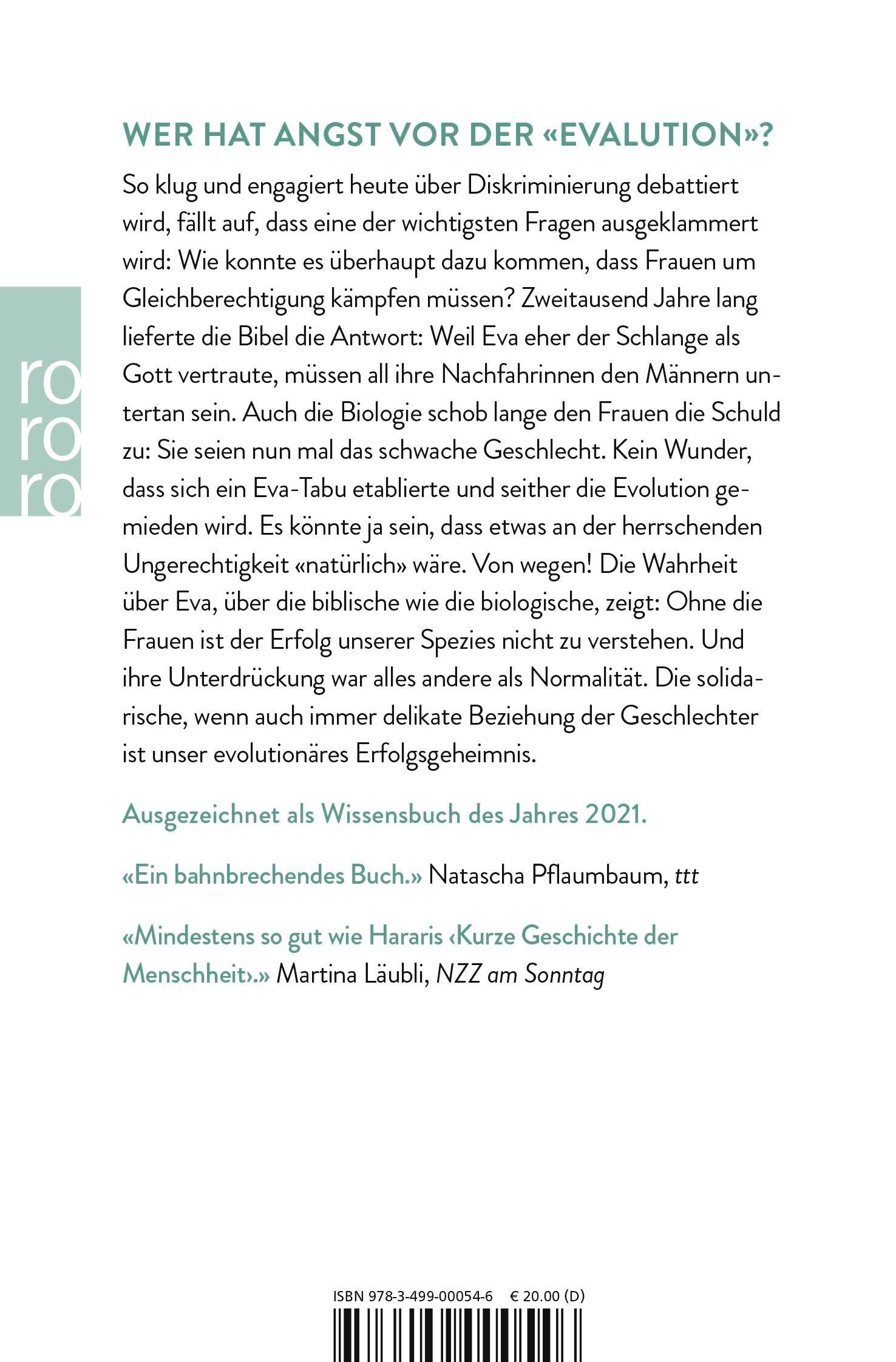Rückseitencover Die Wahrheit über Eva