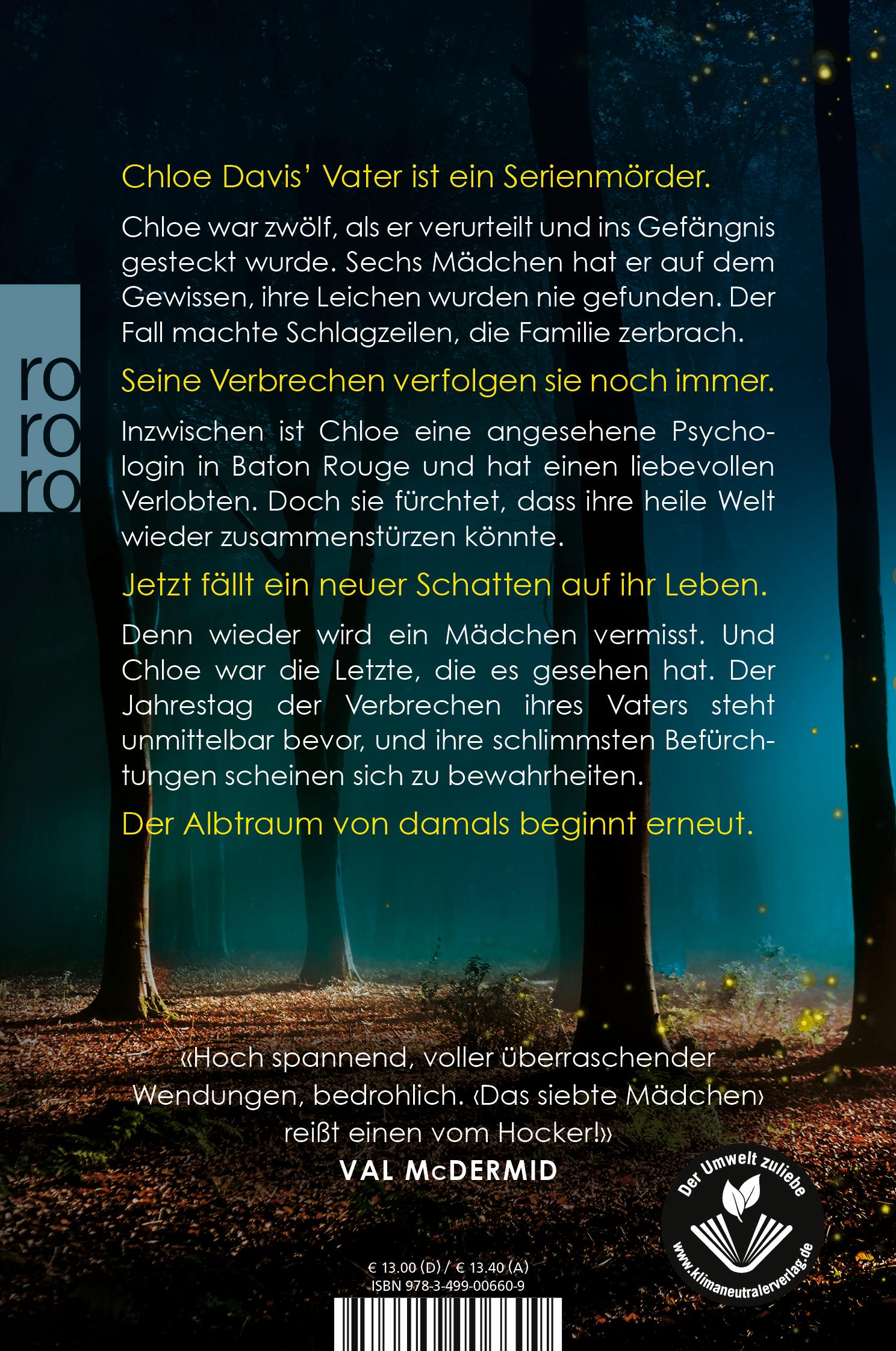 Rückseitencover Das siebte Mädchen