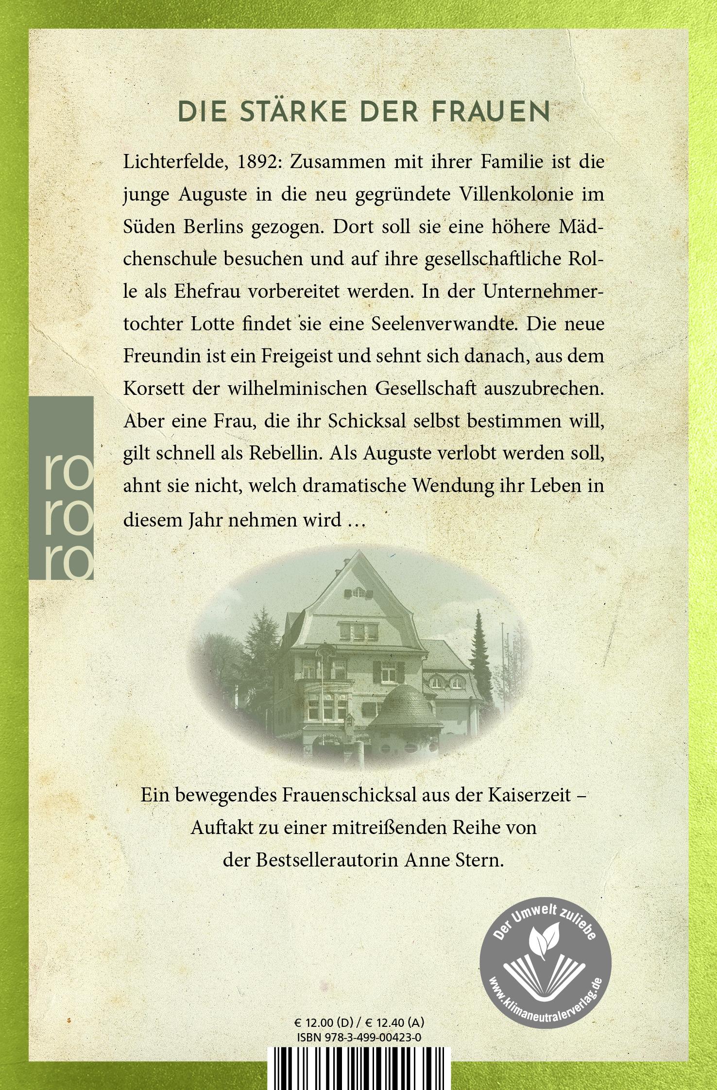 Rückseitencover Die Frauen vom Karlsplatz: Auguste