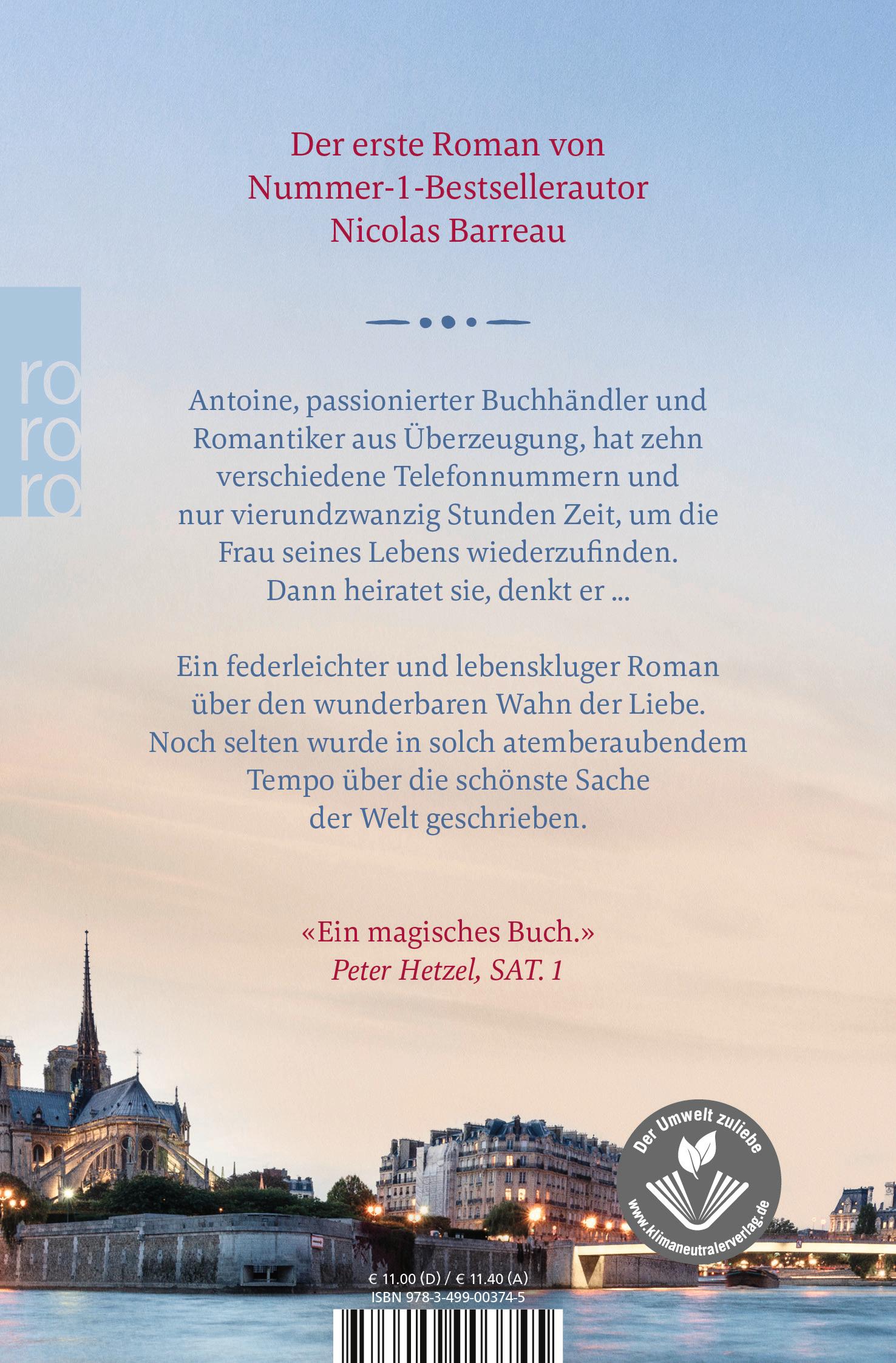 Rückseitencover Die Frau meines Lebens