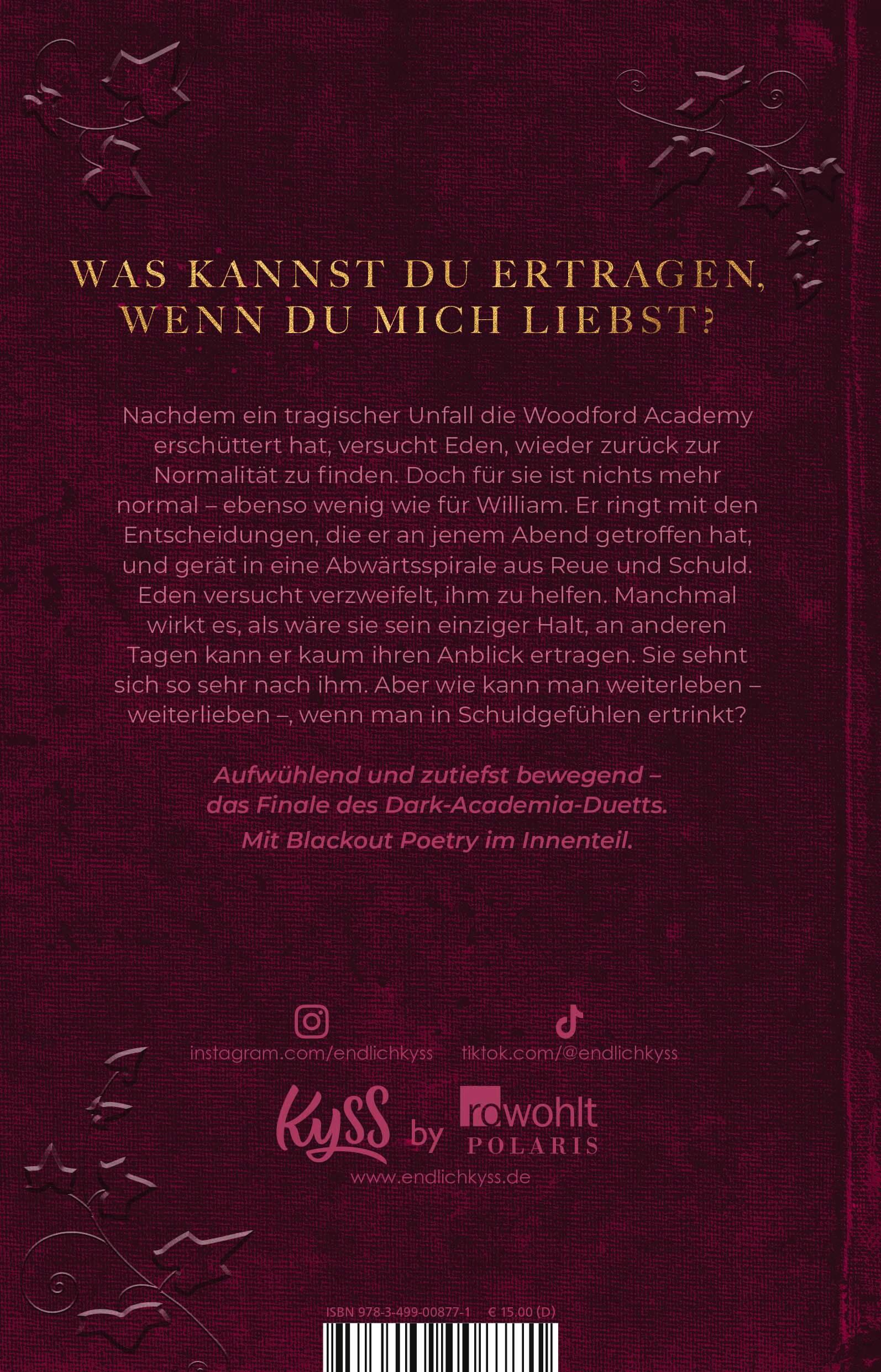 Rückseitencover Dark Ivy - Halt mich fest