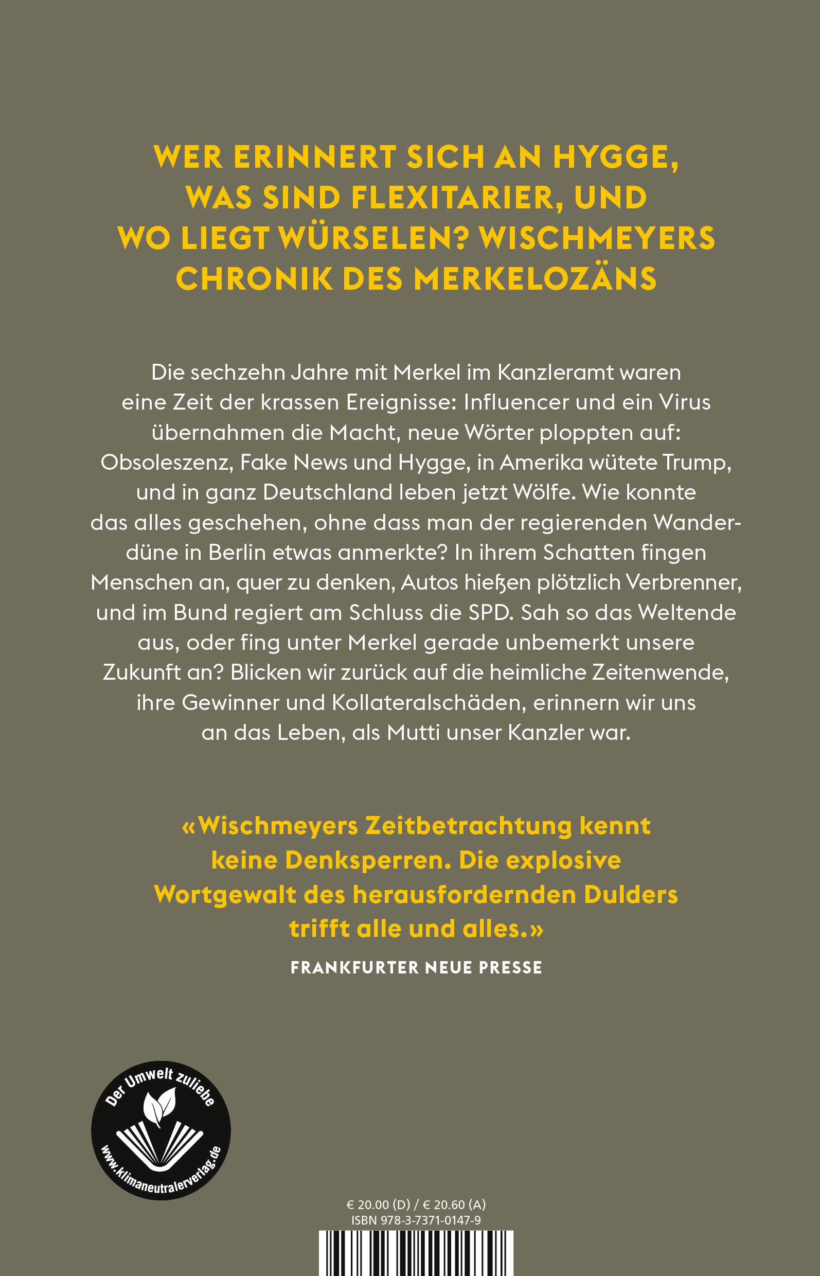 Rückseitencover Als Mutti unser Kanzler war