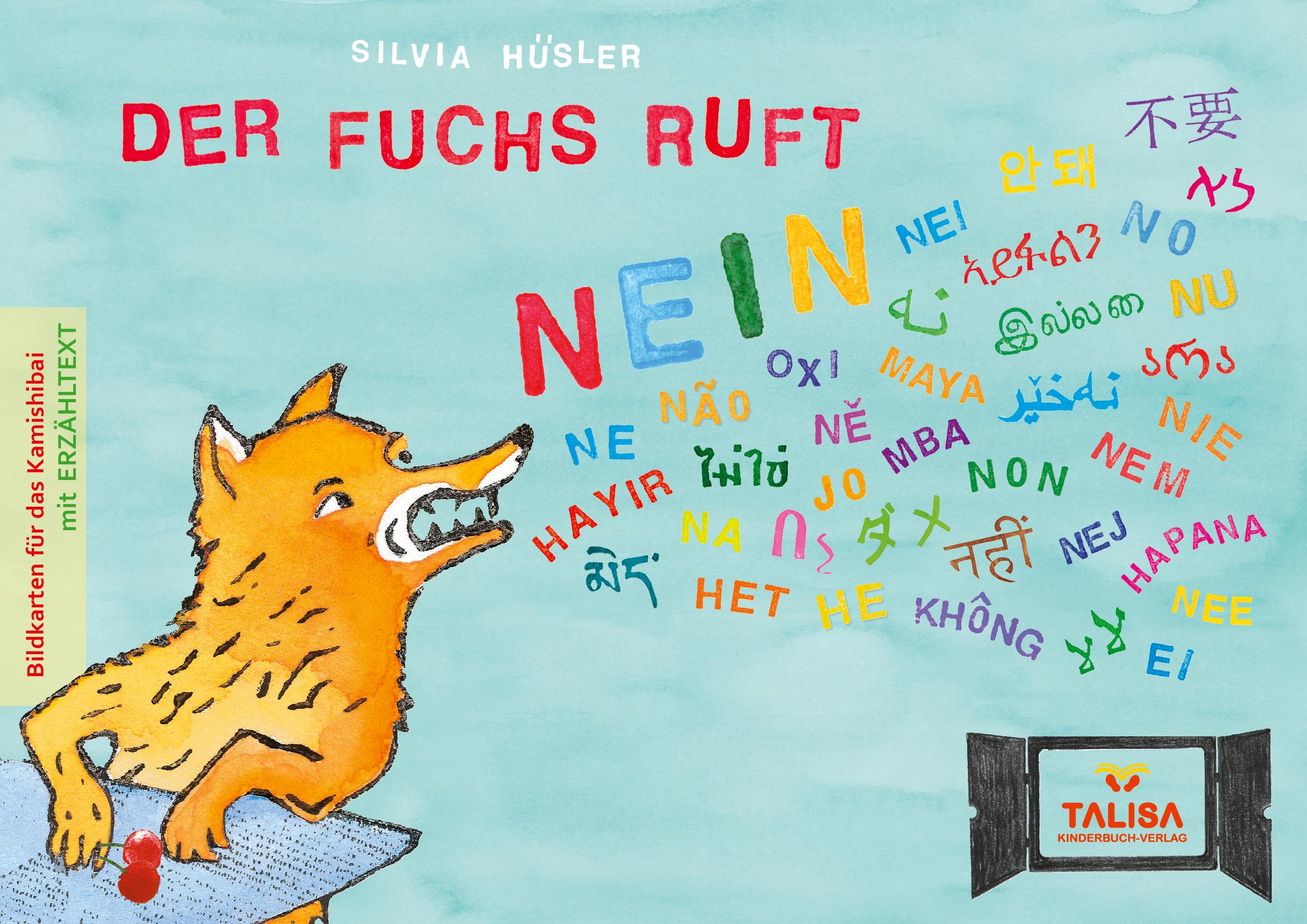 Vorderes Coverbild Der Fuchs ruft NEIN - Bildkartenversion (A3, Multilingual)