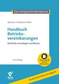 Vorderes Coverbild Handbuch Betriebsvereinbarungen
