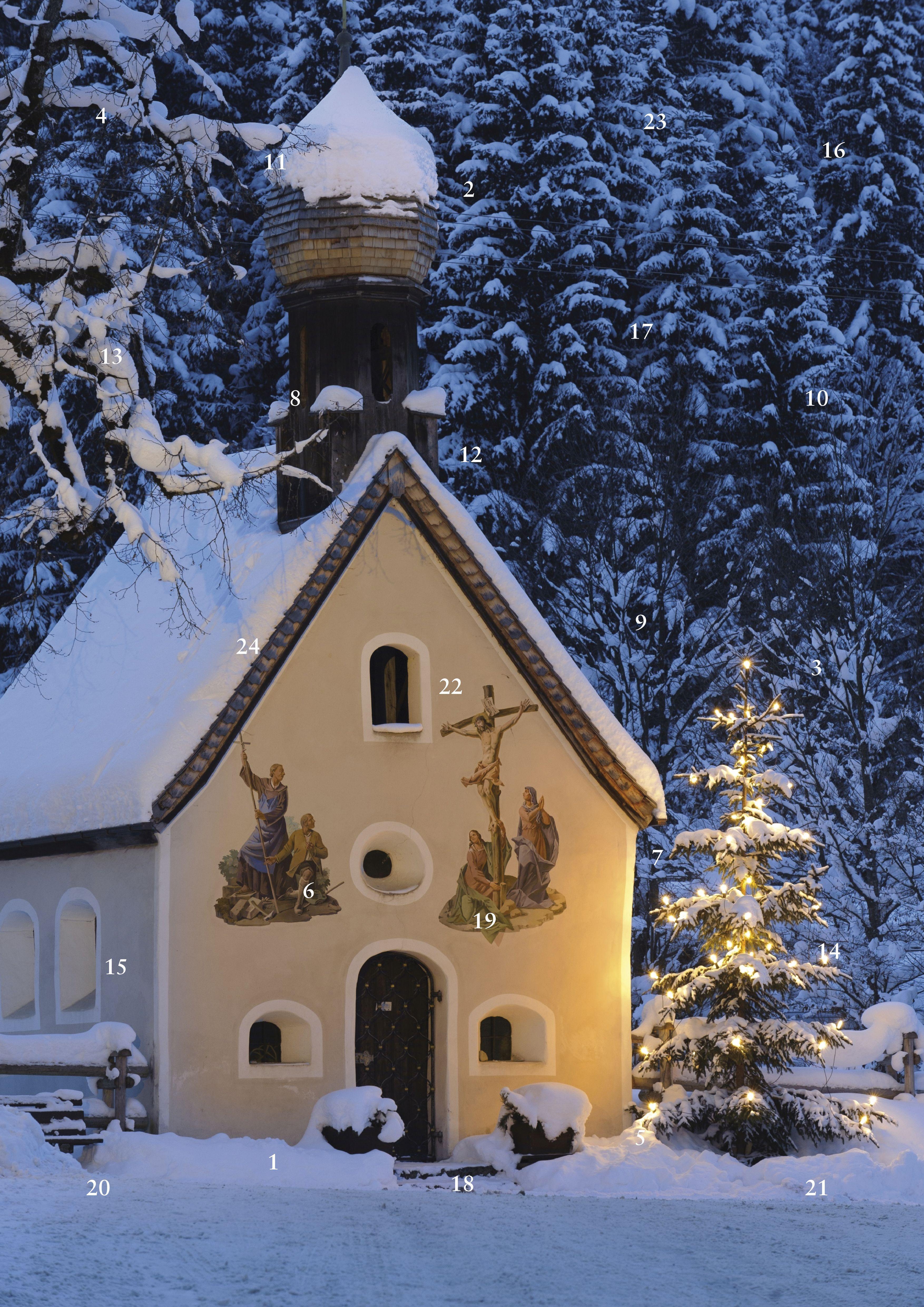 Vorderes Coverbild Adventskalender Bayerisches Brauchtum