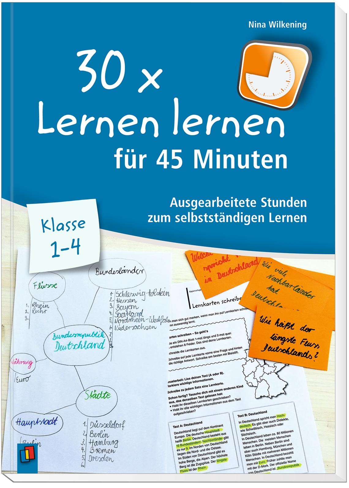Beispielinhalt (Bild) 30 x Lernen lernen für 45 Minuten - Klasse 1-4