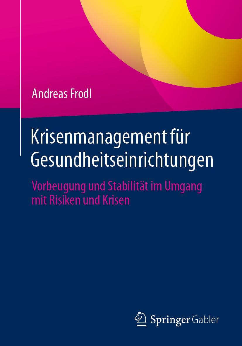 Vorderes Coverbild Krisenmanagement für Gesundheitseinrichtungen