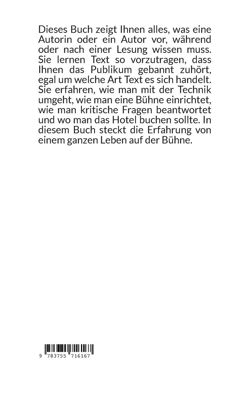 Rückseitencover Die perfekte Lesung