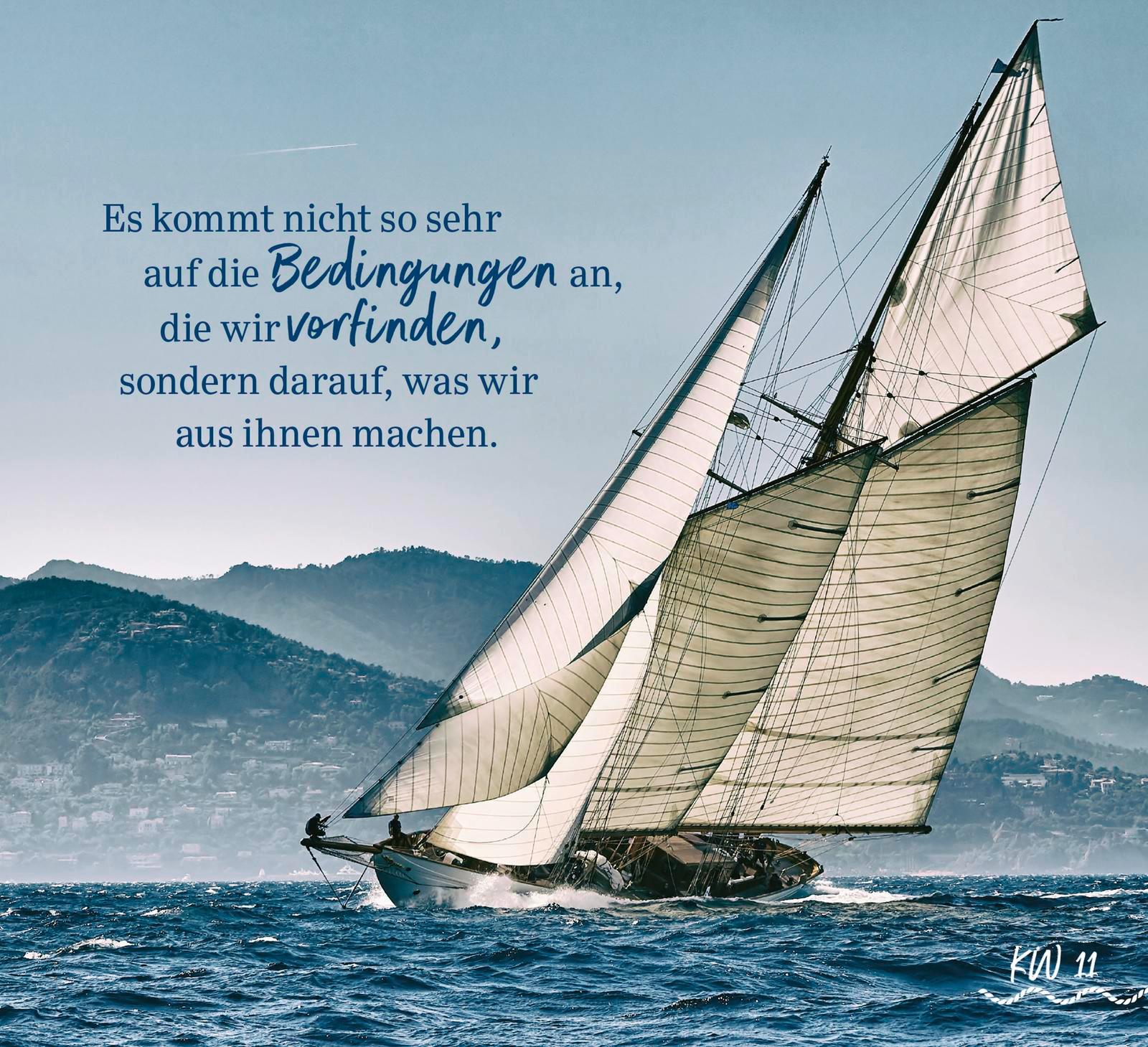 Beispielinhalt (Bild) Glück beginnt mit Freiheit - Aufstellbuch