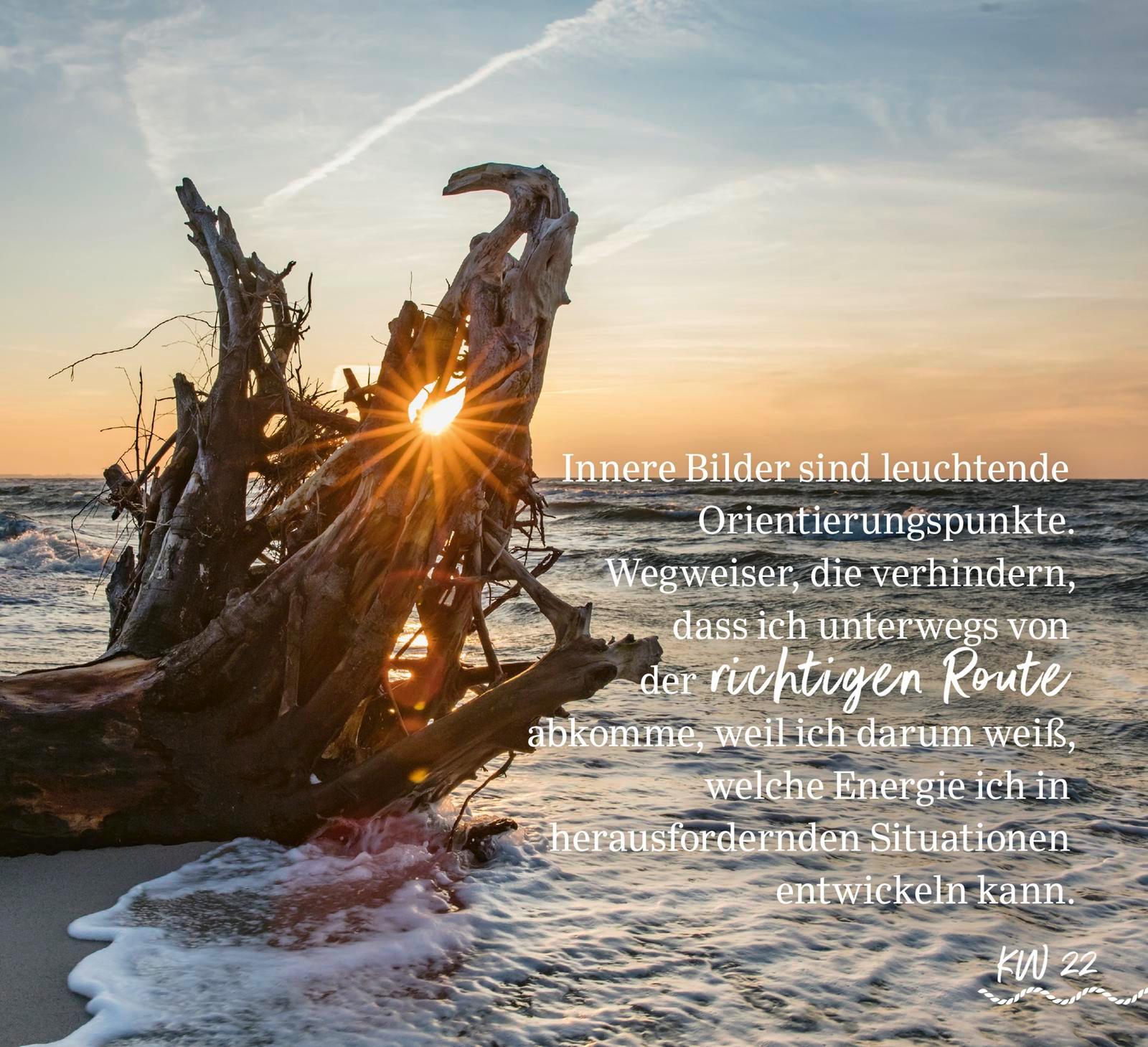 Beispielinhalt (Bild) Glück beginnt mit Freiheit - Aufstellbuch