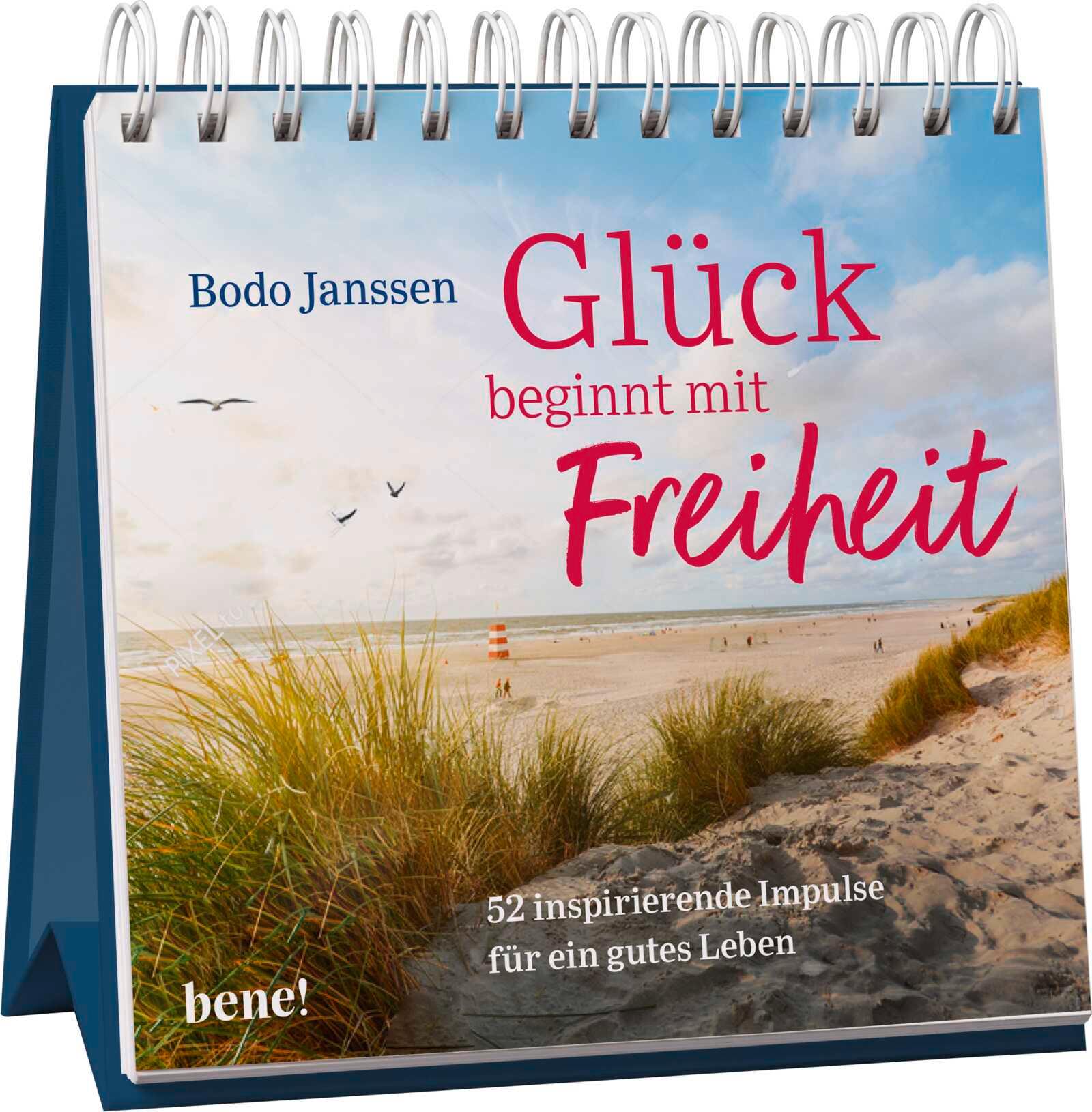 Vorderes Coverbild Glück beginnt mit Freiheit - Aufstellbuch