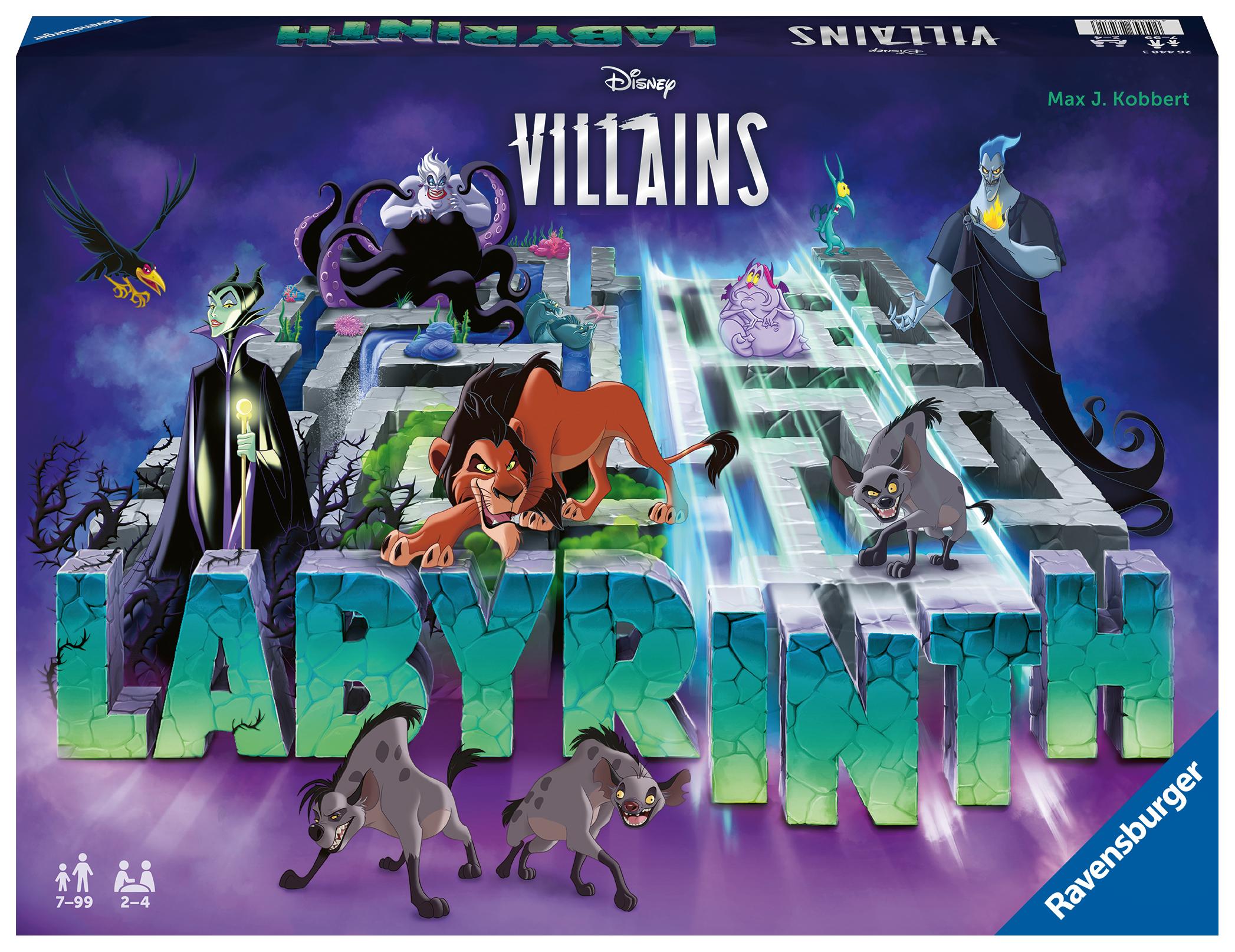 Vorderes Coverbild Disney Villains Labyrinth Game