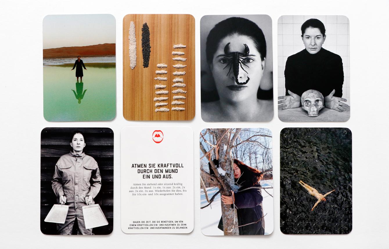 Beispielinhalt (Bild) Die Marina Abramovic Methode