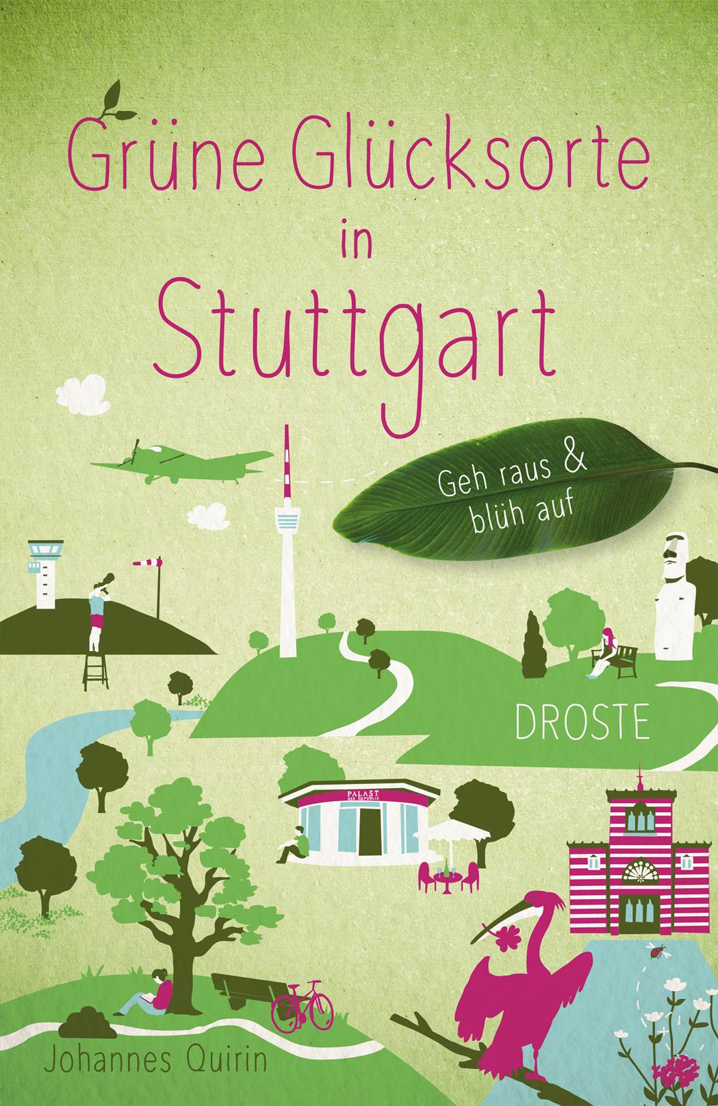 Vorderes Coverbild Grüne Glücksorte in Stuttgart