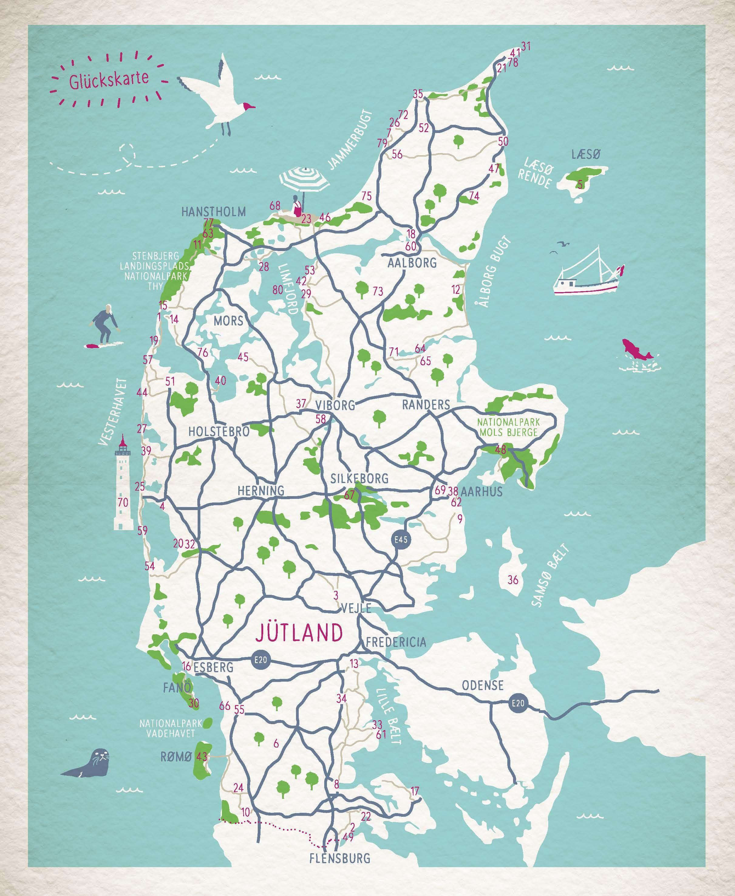 Beispielinhalt (Bild) Glücksorte in Jütland