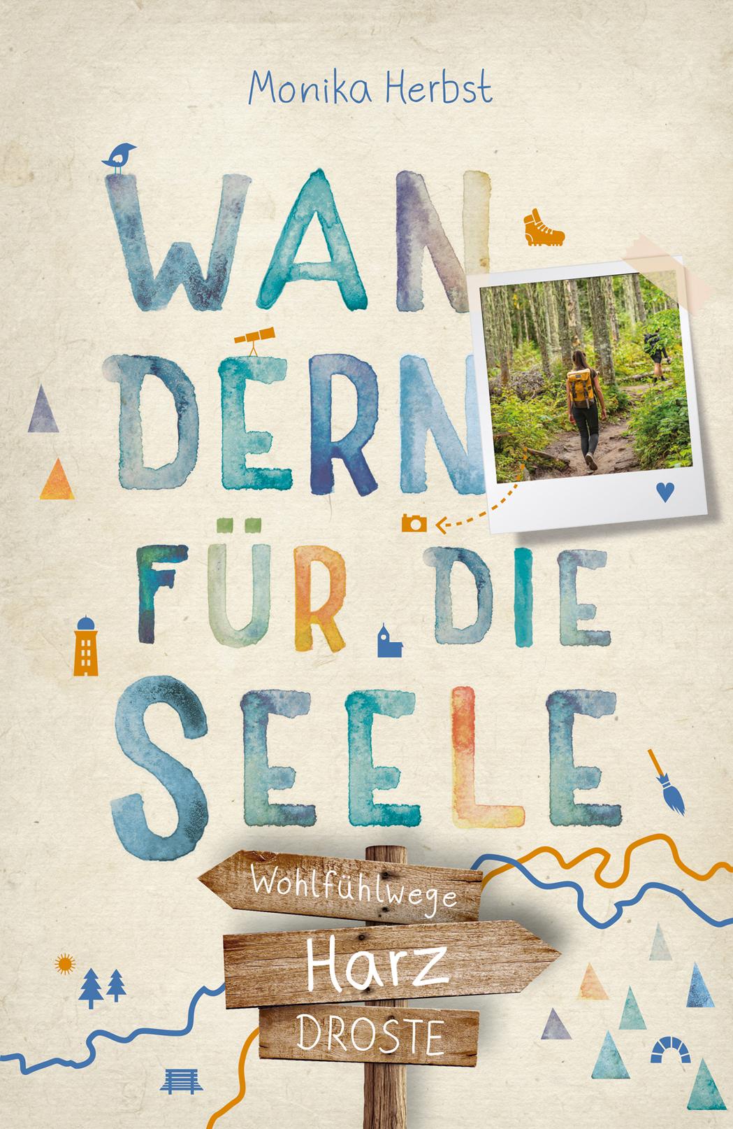 Vorderes Coverbild Harz. Wandern für die Seele
