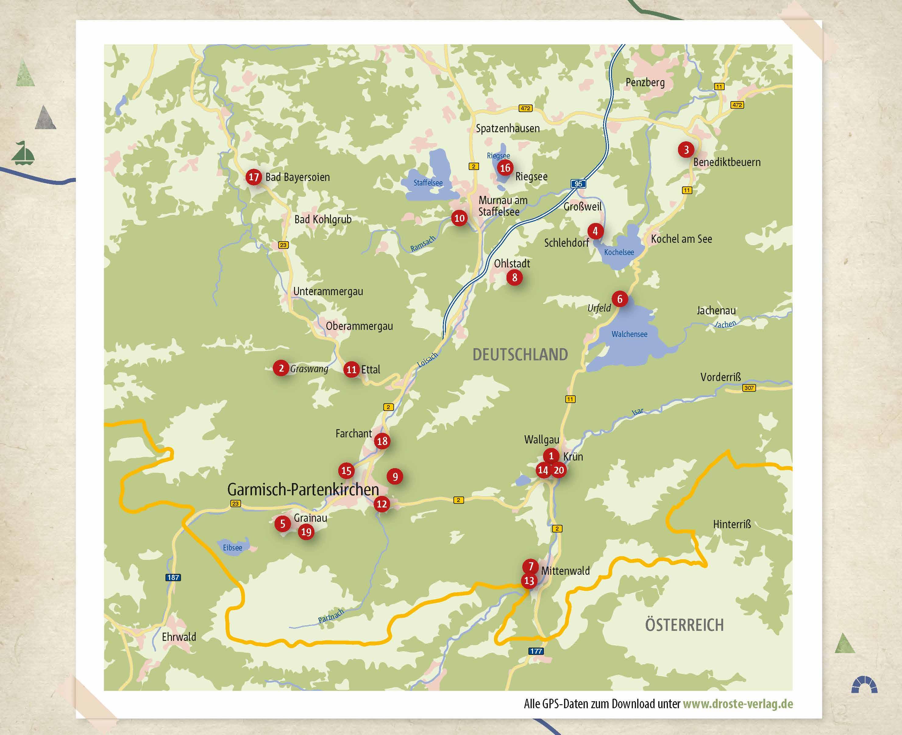 Beispielinhalt (Bild) Garmisch-Partenkirchen. Wandern für die Seele