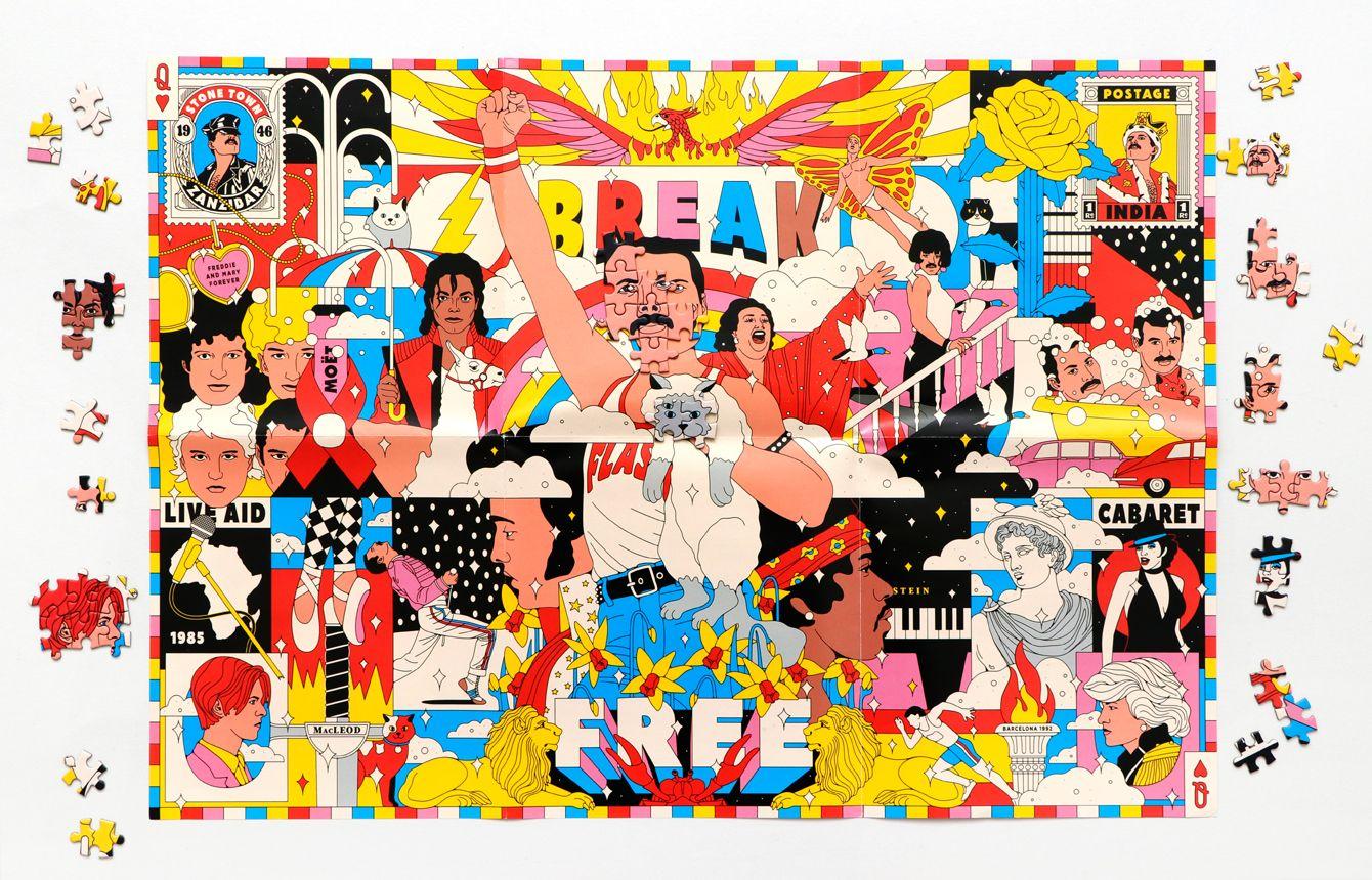 Beispielinhalt (Bild) Die Welt des Freddie Mercury