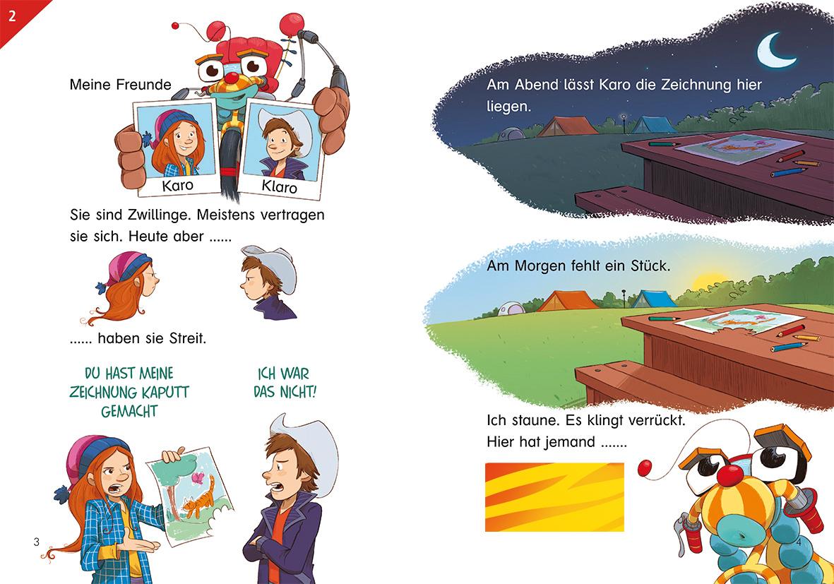 Beispielinhalt (Bild) Tom Turbo - Lesestark - Vorsicht, wilde Fußballschuhe!