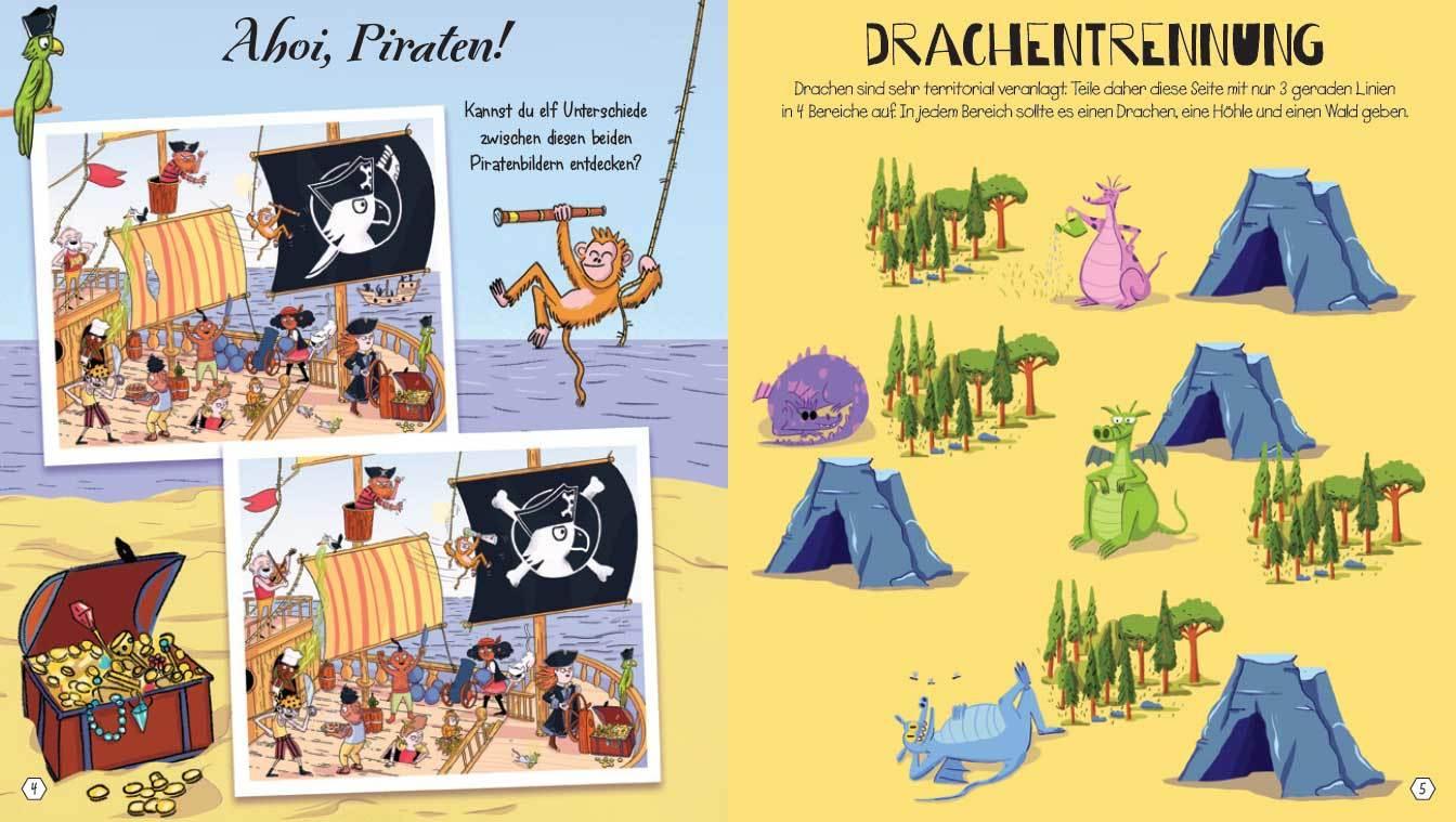Beispielinhalt (Bild) Lauter bunte Kinderrätsel ab 7 Jahren