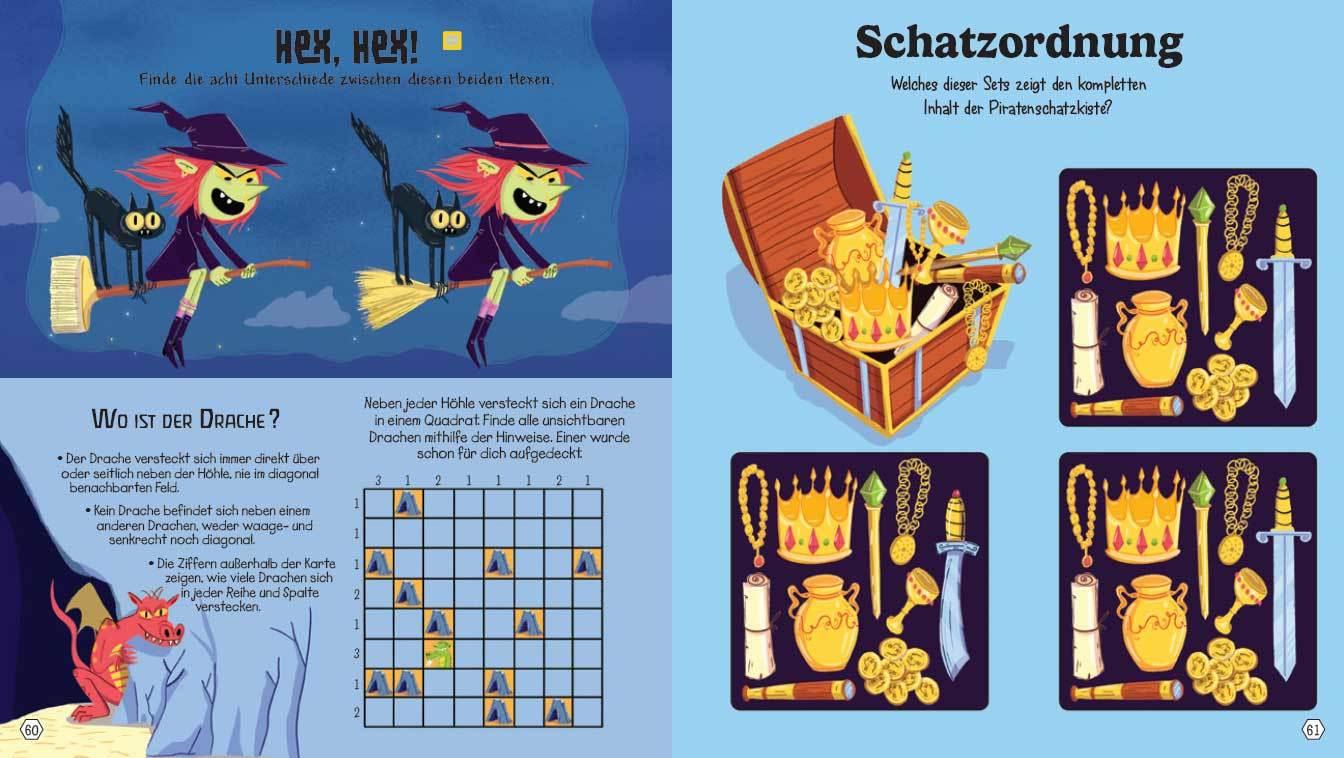 Beispielinhalt (Bild) Lauter bunte Kinderrätsel ab 7 Jahren