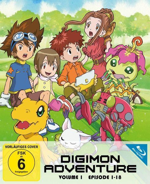 Vorderes Coverbild Digimon Adventure