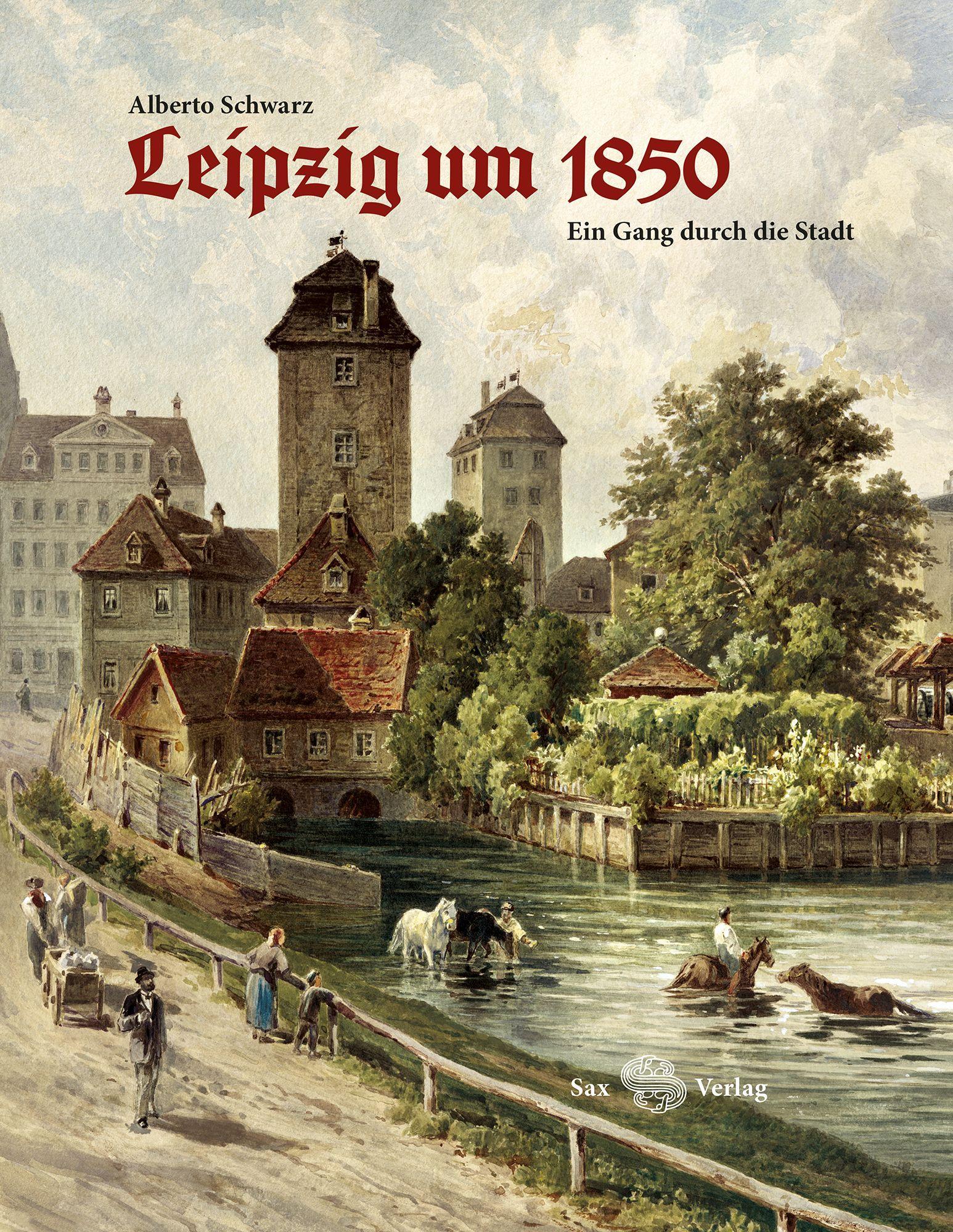 Vorderes Coverbild Leipzig um 1850