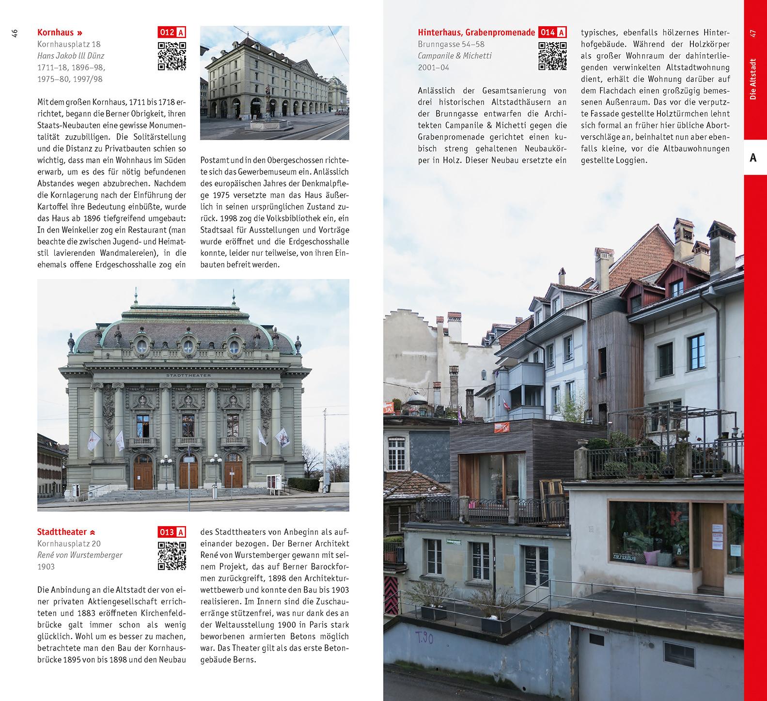 Beispielinhalt (Bild) Bern. Architekturfüher