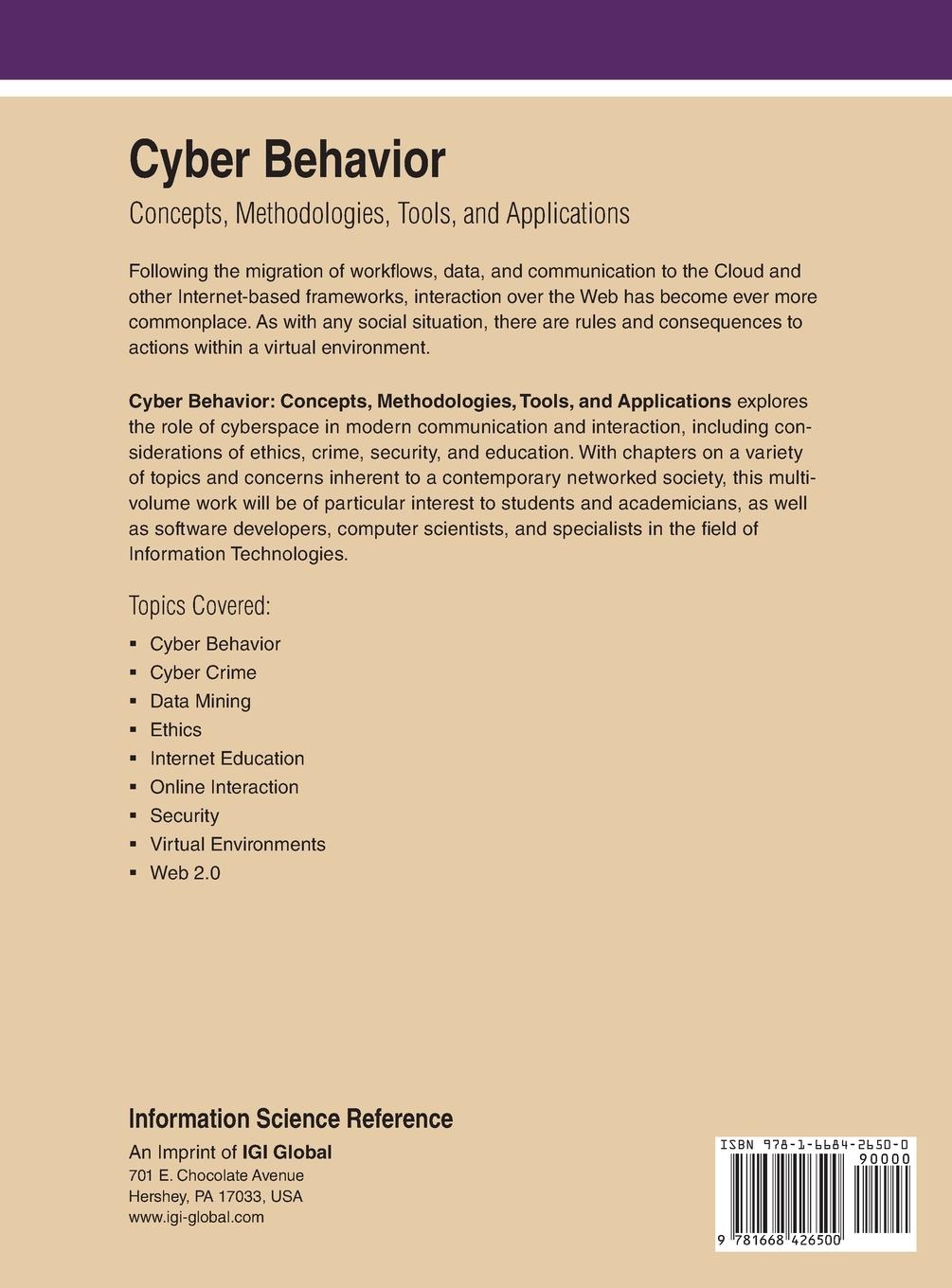 Rückseitencover Cyber Behavior