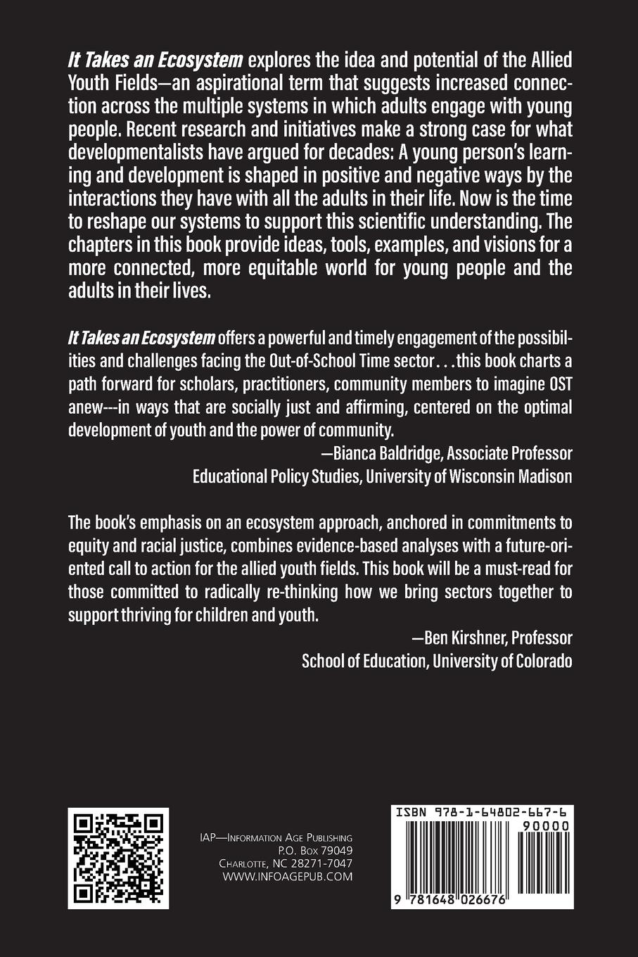 Rückseitencover It Takes an Ecosystem